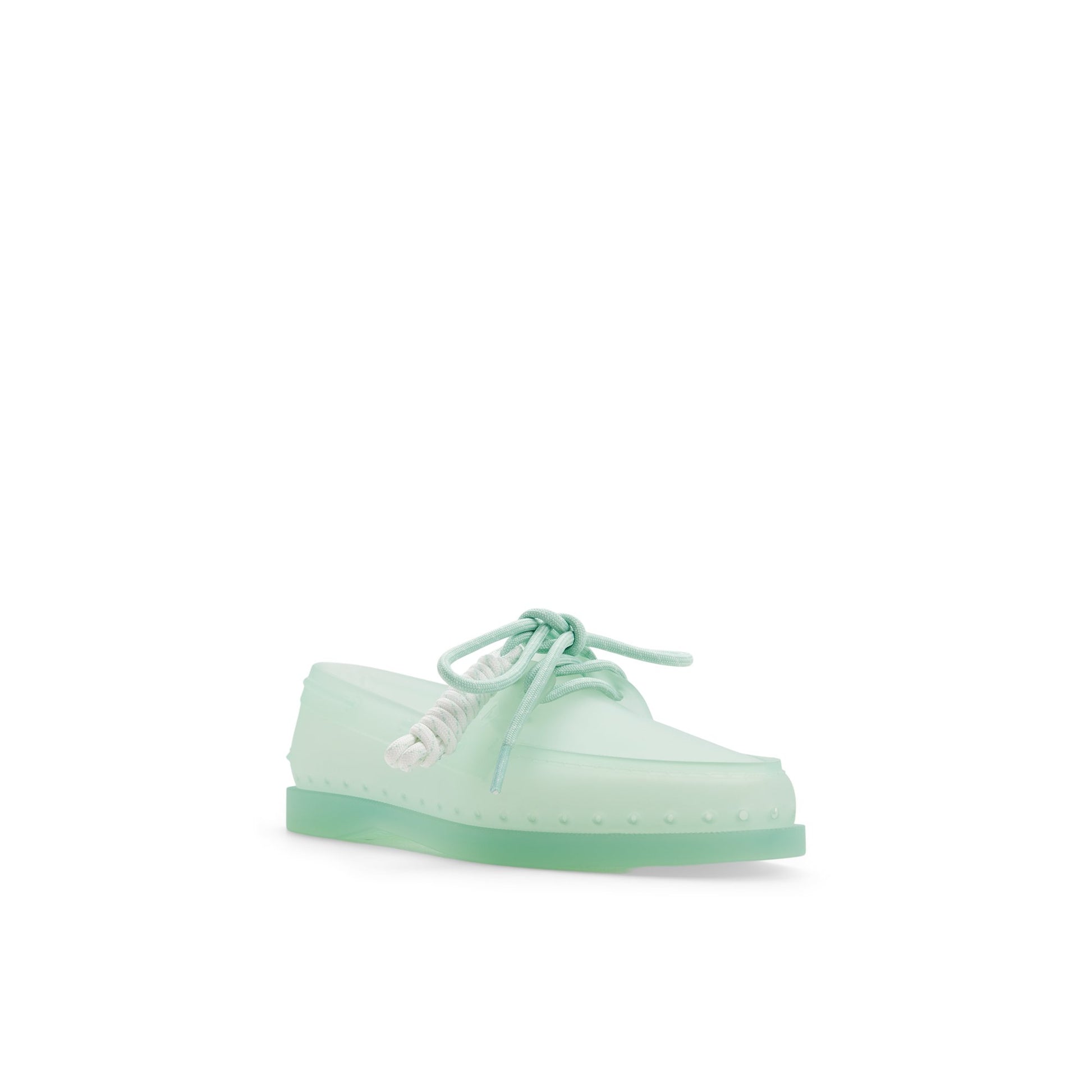 Side view of Sage Authentic Original™  2-Eye Jelly Boat Shoe