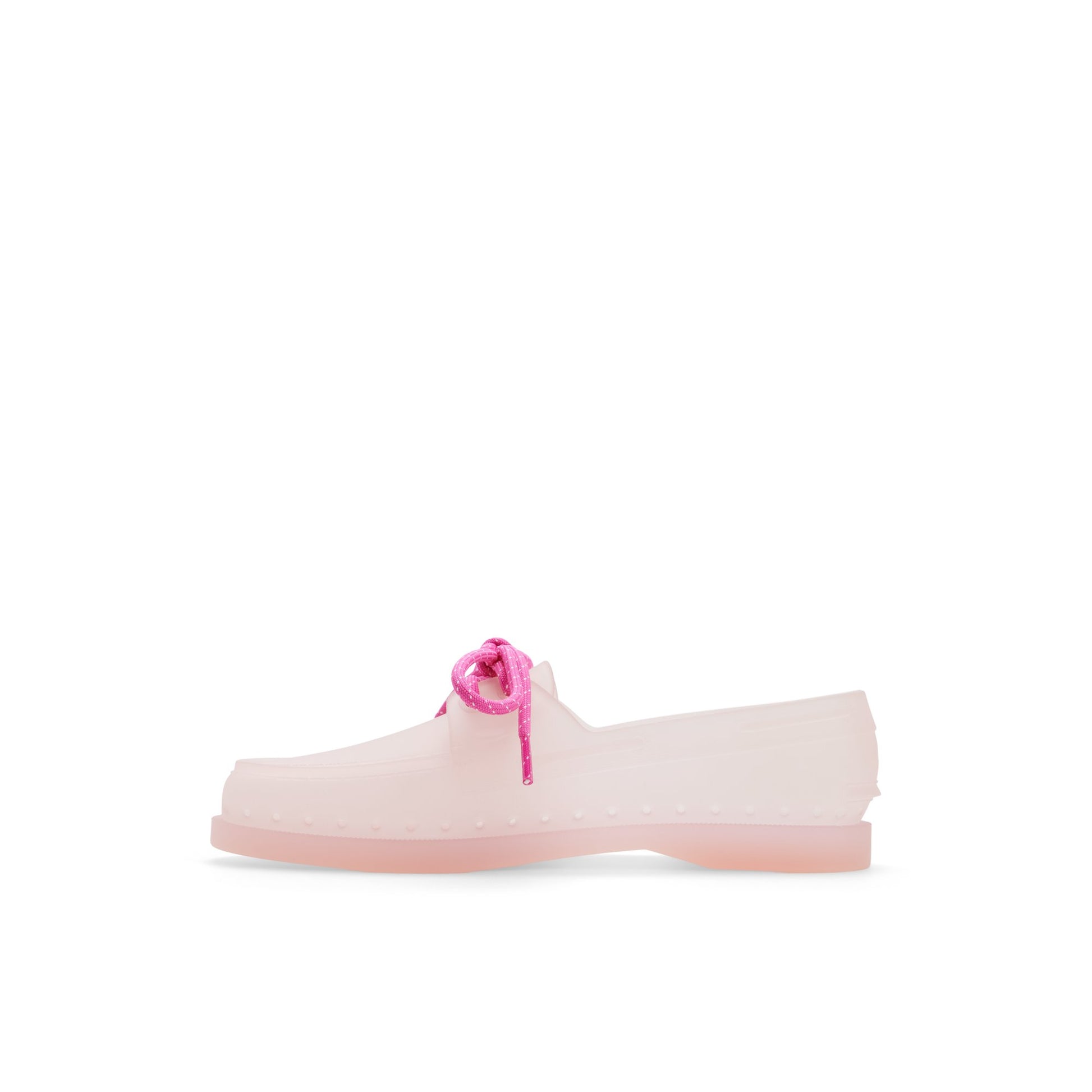 Three-quarter angle of Pink Authentic Original™  2-Eye Jelly Boat Shoe 's back side