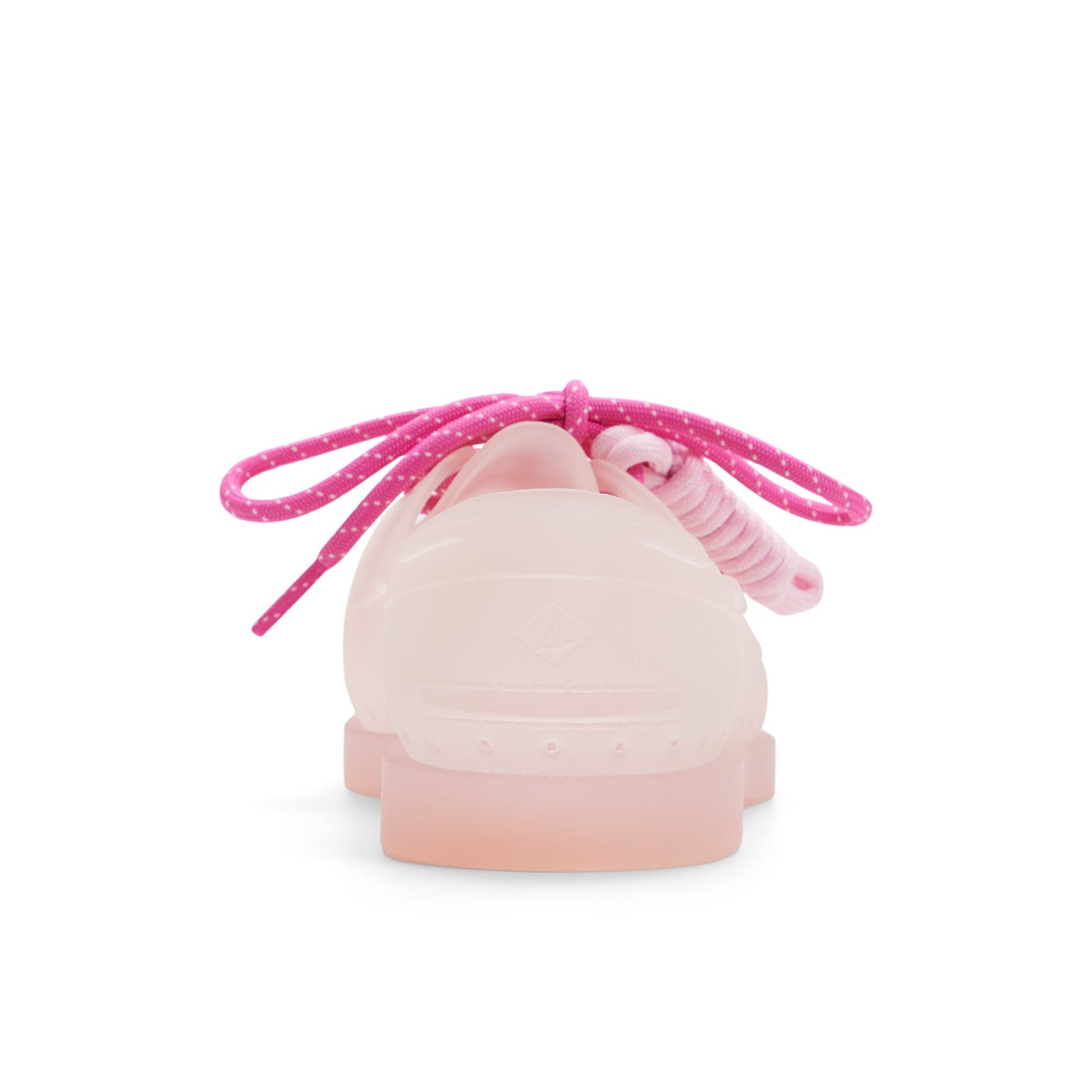 Three-quarter angle of Pink Authentic Original™  2-Eye Jelly Boat Shoe 's front side