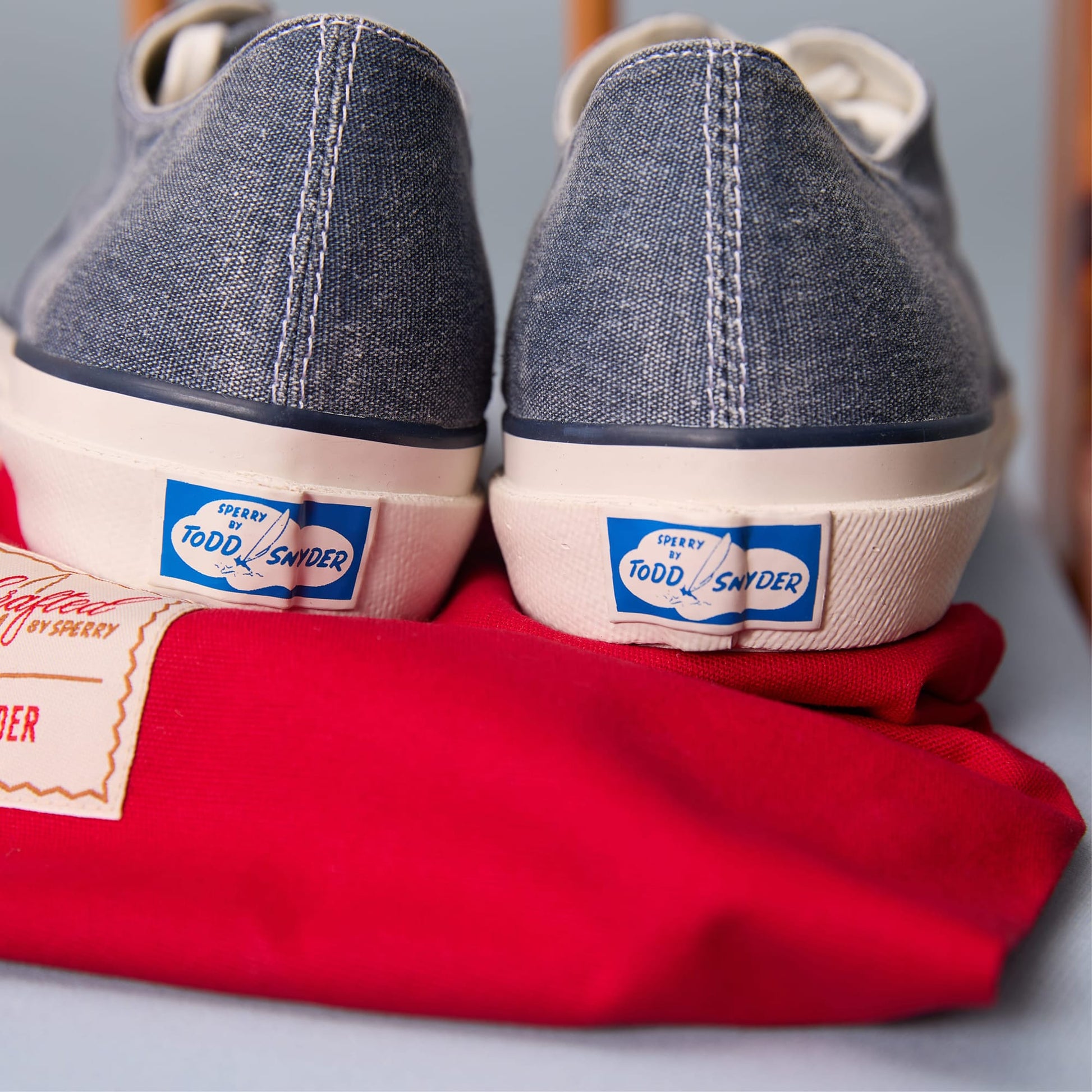 Product media for Sperry x Todd Snyder x Mister Rogers' Neighborhood CVO Sneaker Reissue