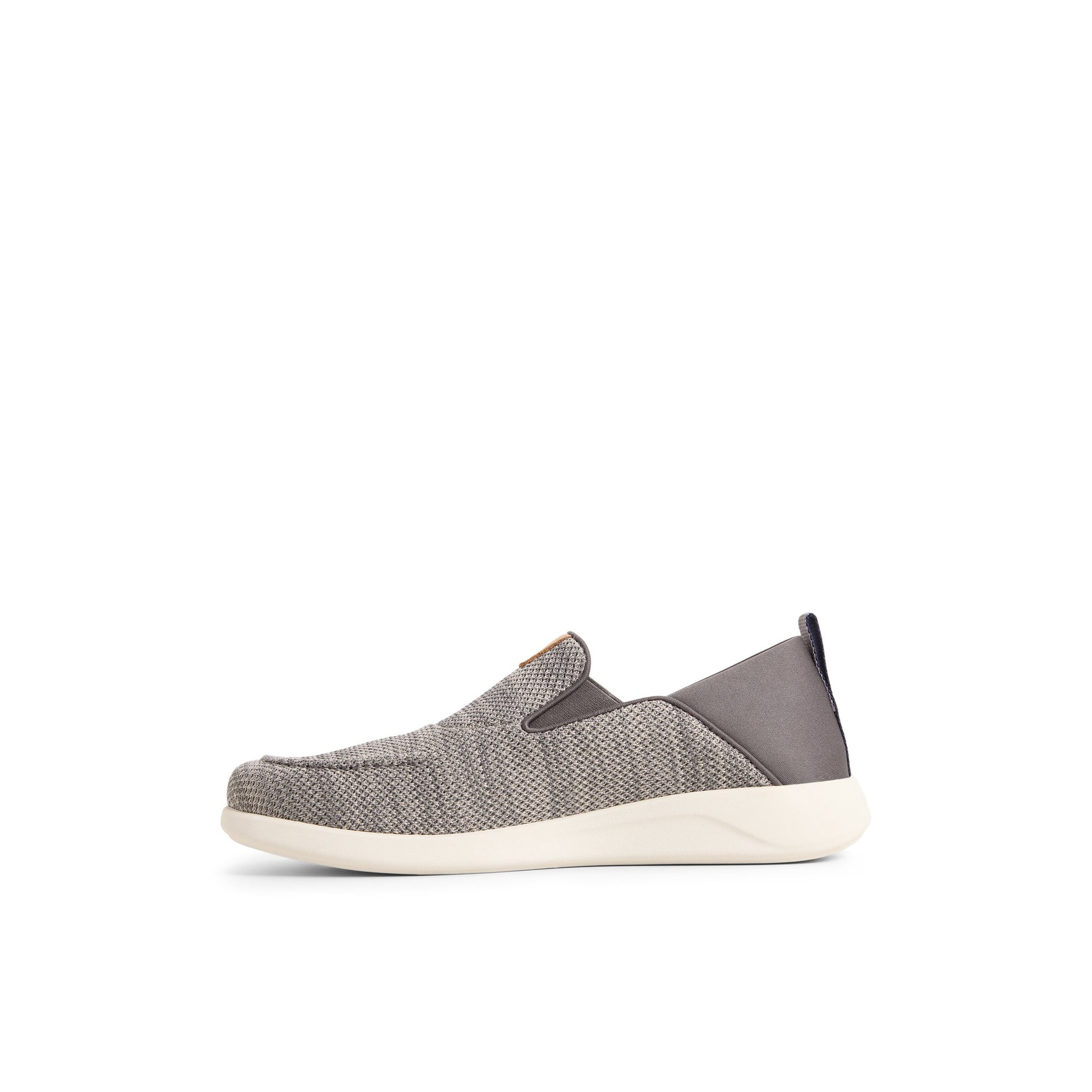 Three-quarter angle of Charcoal Harpoon Crush Back Sneaker Slip-on Sneakers's back side