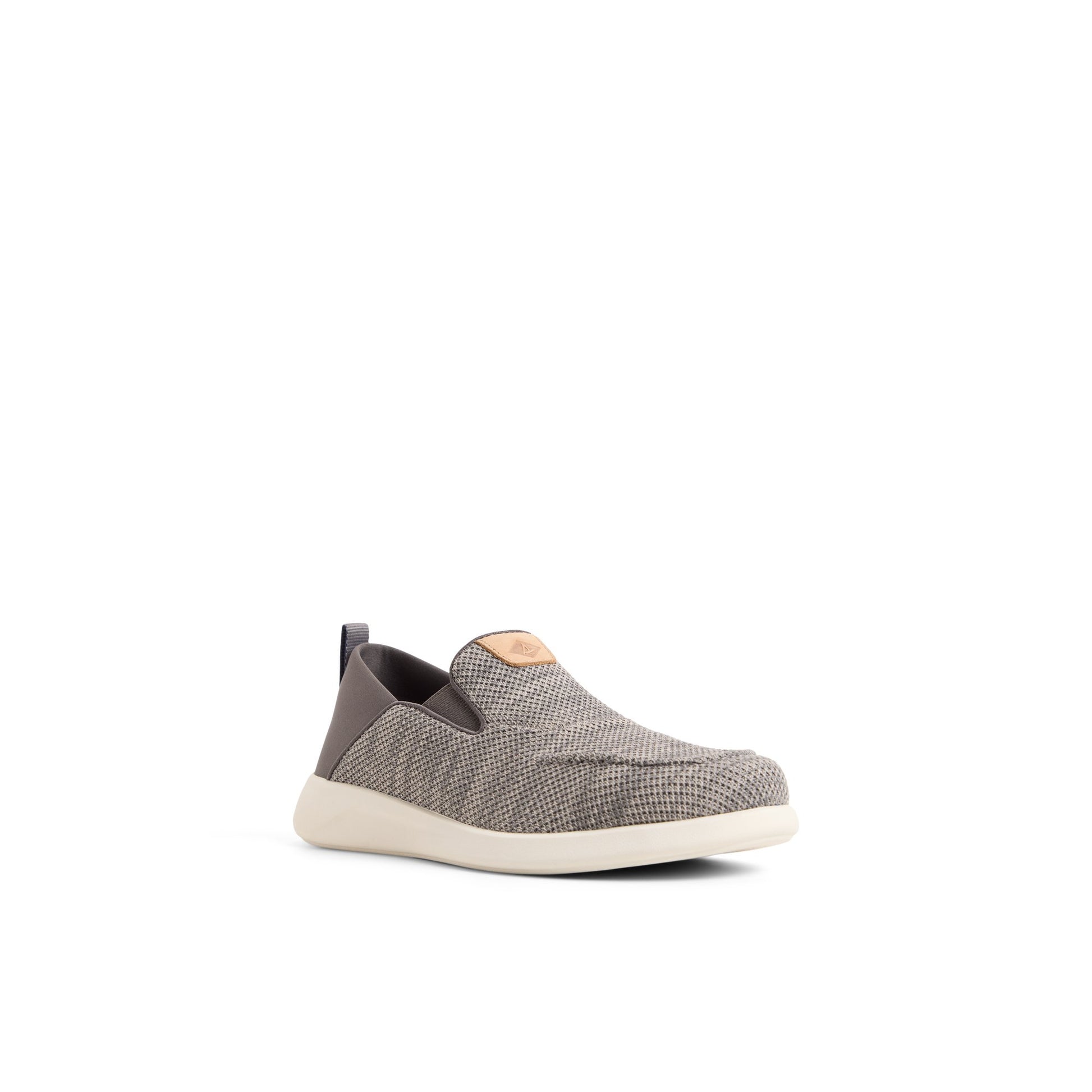 Side view of Charcoal Harpoon Crush Back Sneaker Slip-on Sneakers