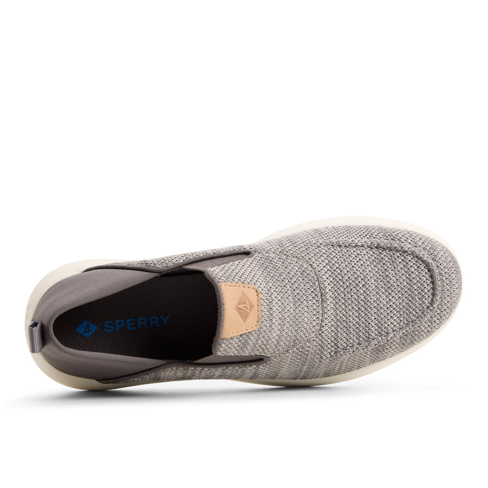 Top-down view of the Charcoal Harpoon Crush Back Sneaker Slip-on Sneakers