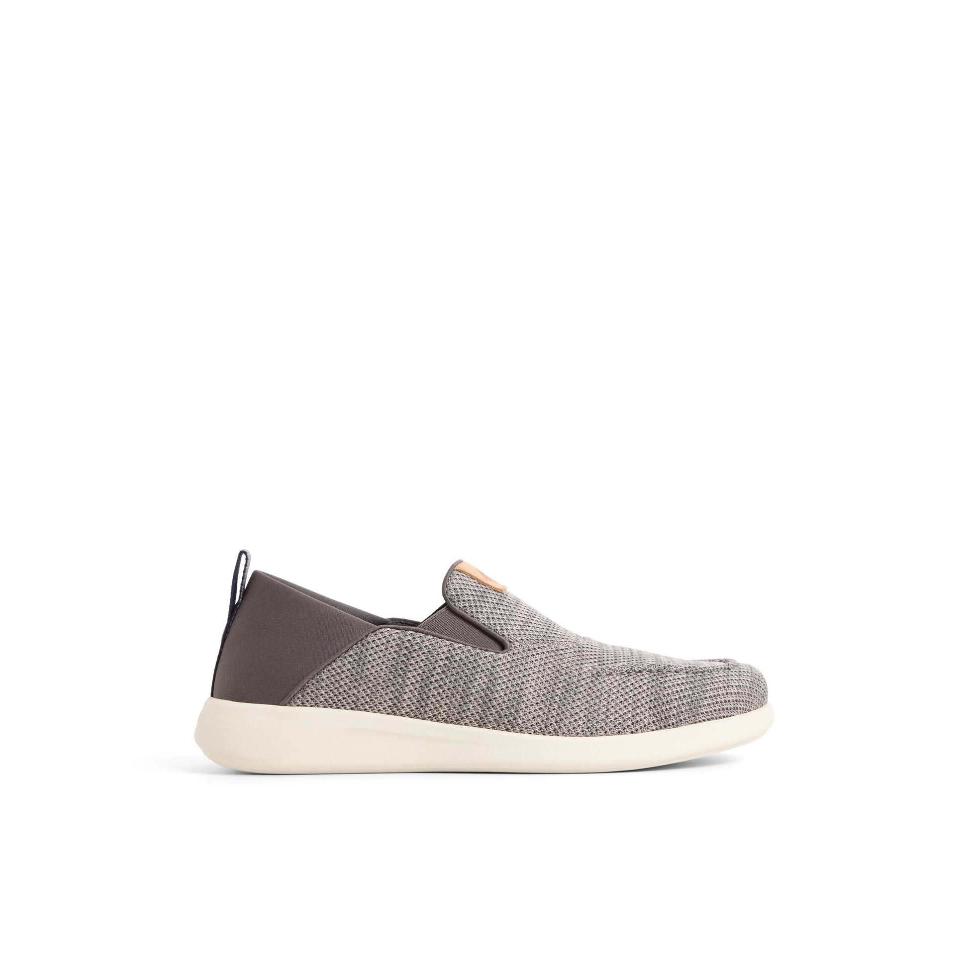 Main View of Charcoal Harpoon Crush Back Sneaker Slip-on Sneakers for Mens