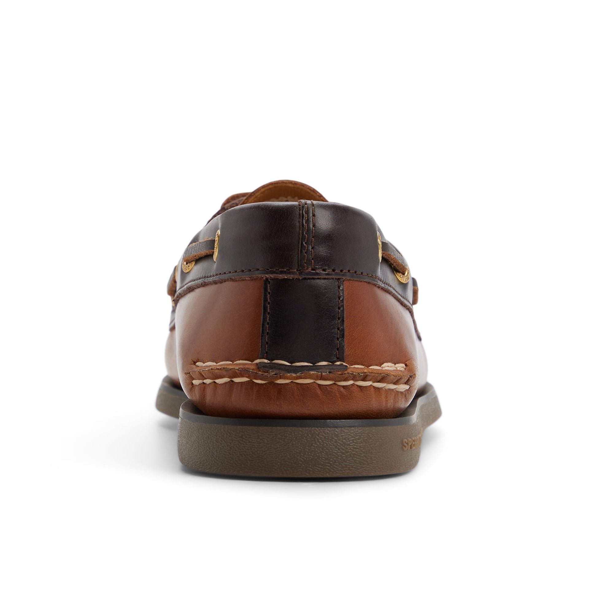 Three-quarter angle of Light brown Gold Cup™ Authentic Original™ 2-Eye Boat Shoe Boat Shoes's front side
