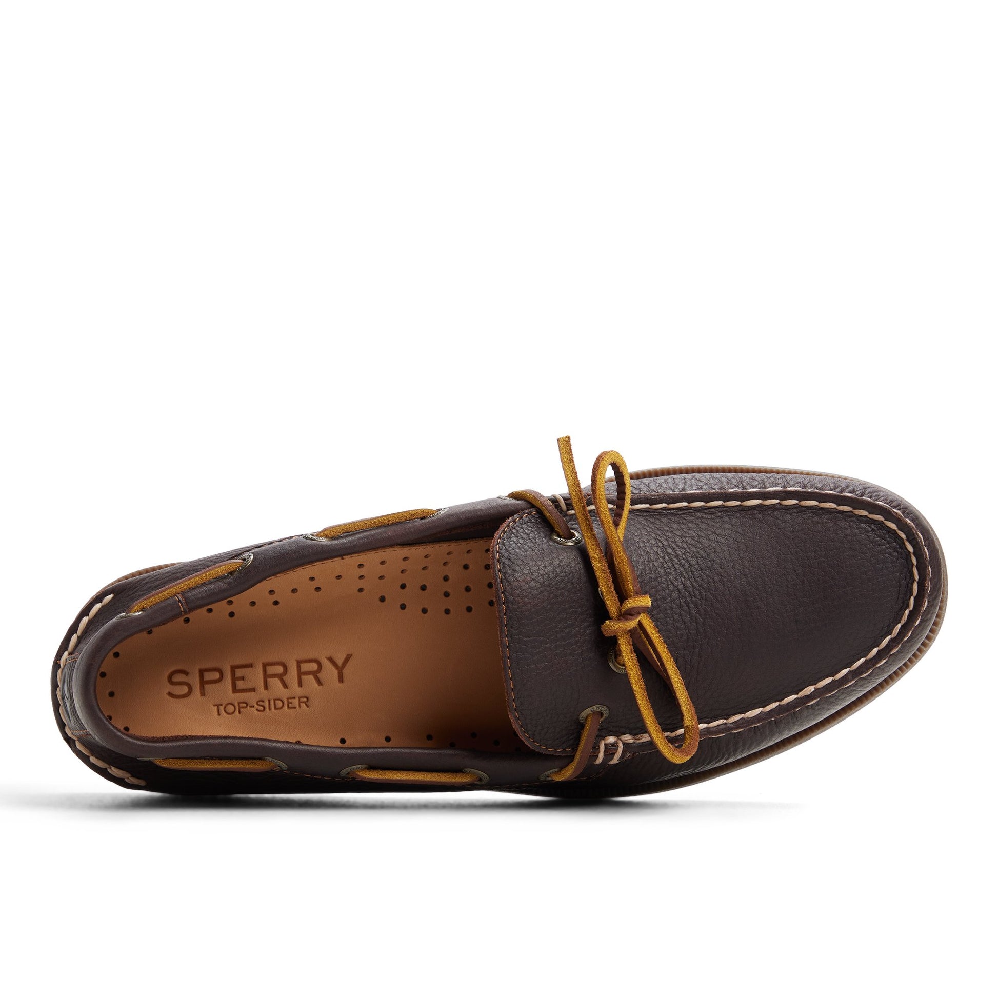 Top-down view of the Oak Authentic Original™ 1-Eye Boat Shoe Boat Shoe