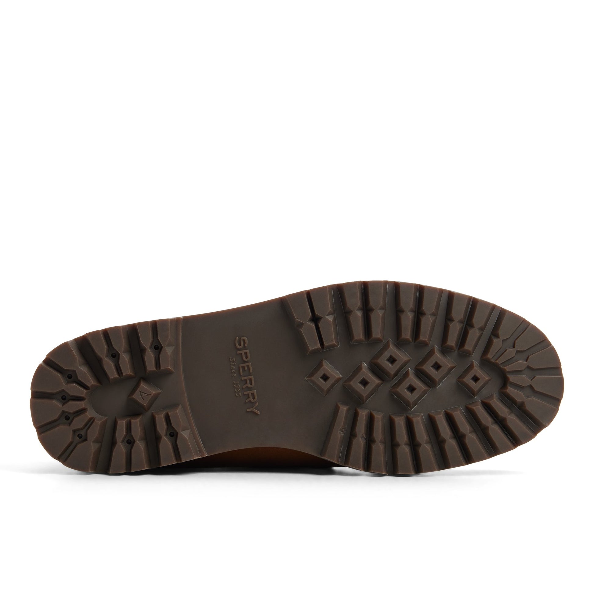 Close-up of the Other brown Authentic Original™ 2-Eye Lug Boat Shoe Boat Shoe