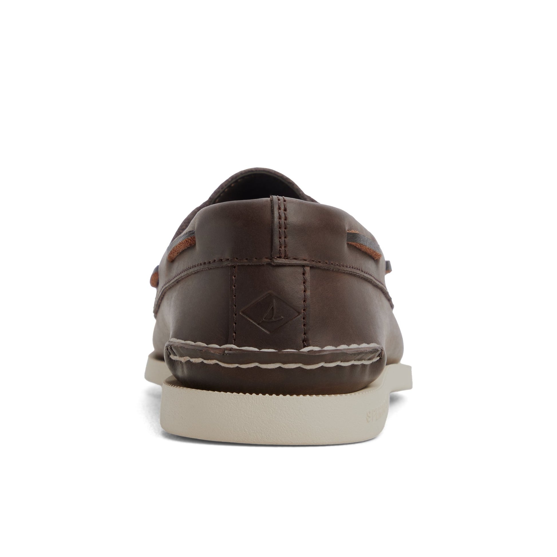 Three-quarter angle of Medium brown Authentic Original™ 2-Eye Boat Shoe Boat Shoe's front side