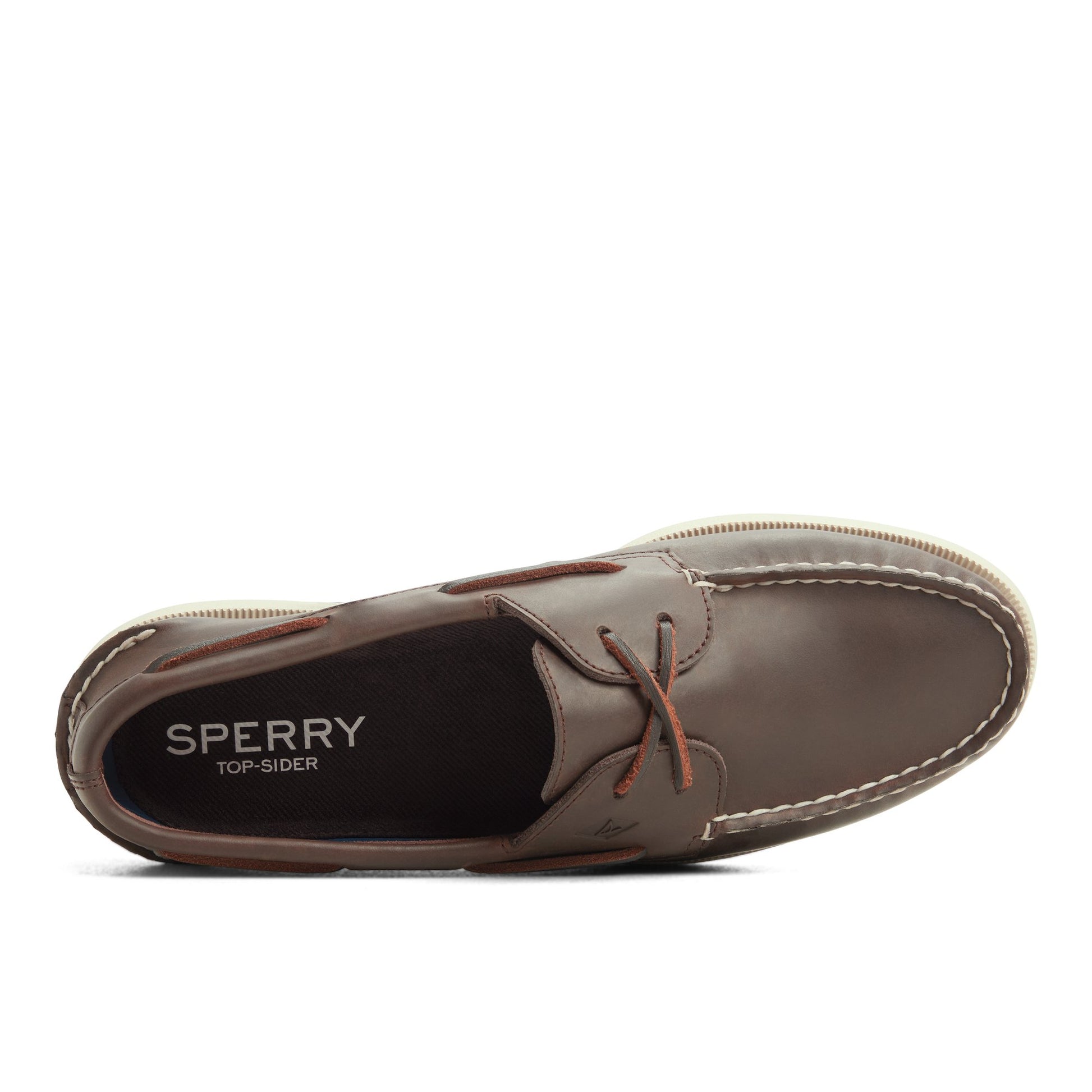 Top-down view of the Medium brown Authentic Original™ 2-Eye Boat Shoe Boat Shoe