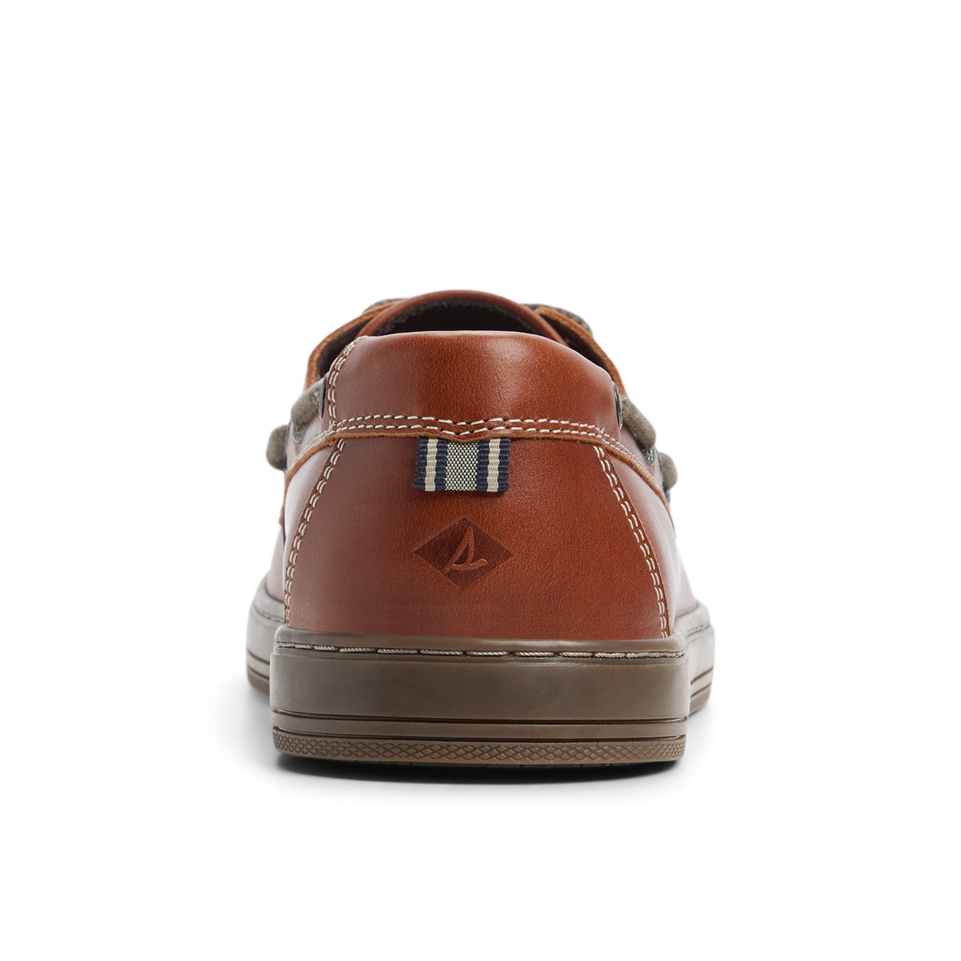 Three-quarter angle of Tan Como Moc Loafer Boat Shoe Sneaker's front side