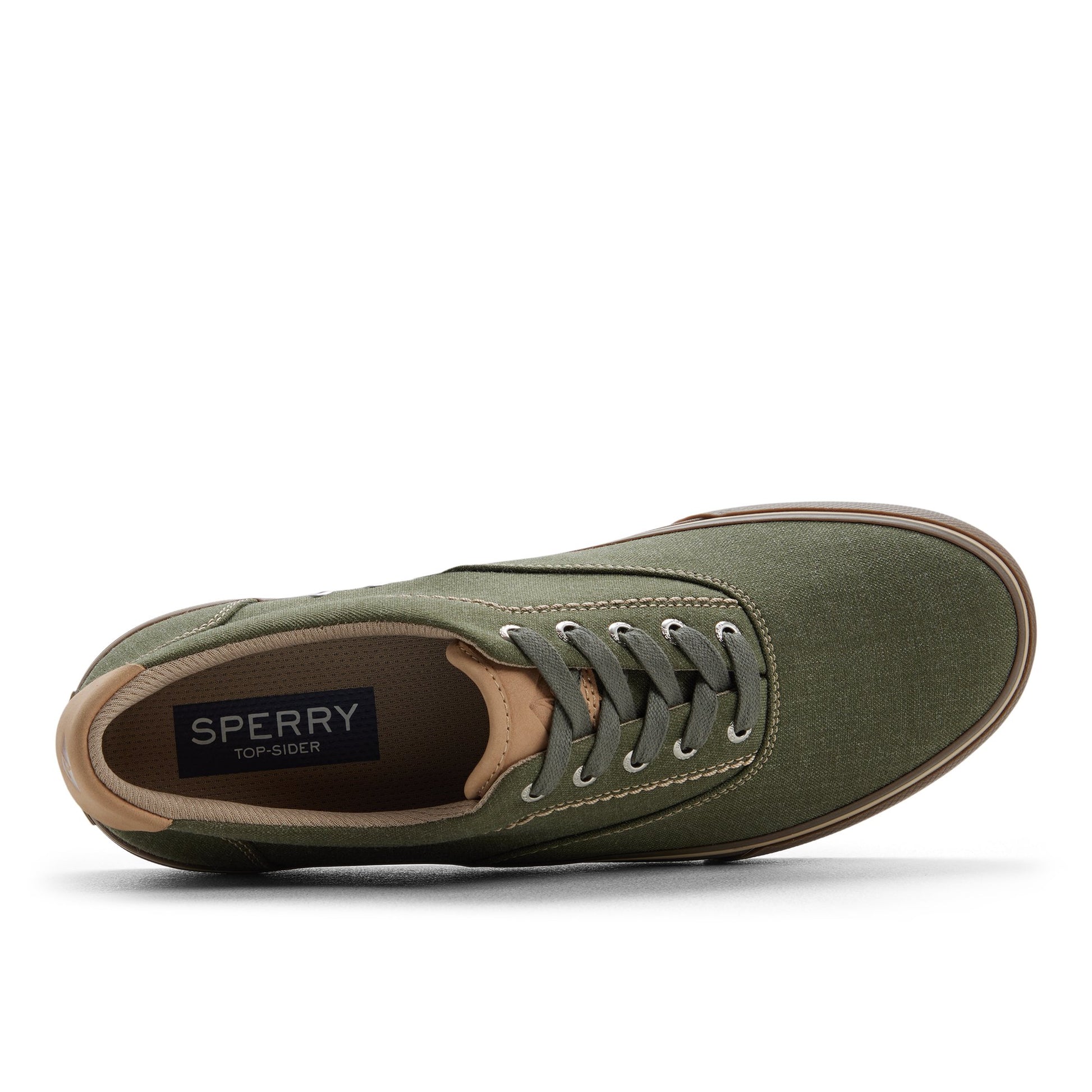 Top-down view of the Olive CVO Helm Sneaker Low Top Sneakers