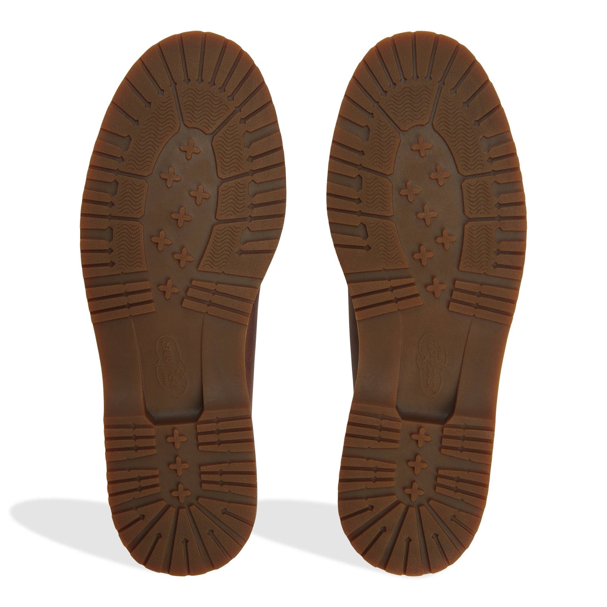 Close-up of the Royal brown Authentic Original™ Mini Lug Captain's Oxford Captain's Oxford