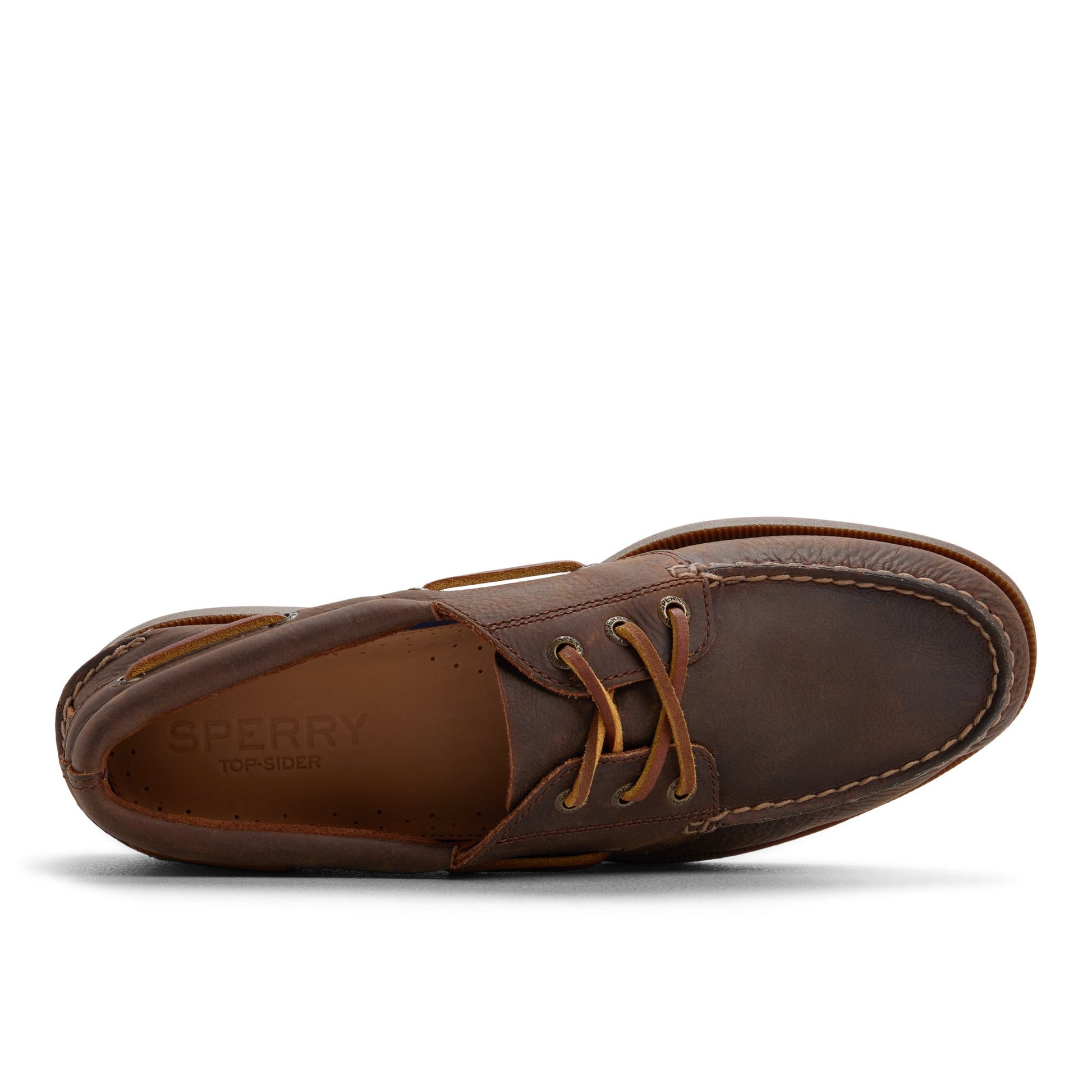 Top-down view of the Oak Authentic Original™ 3-Eye Boat Shoe Boat Shoe