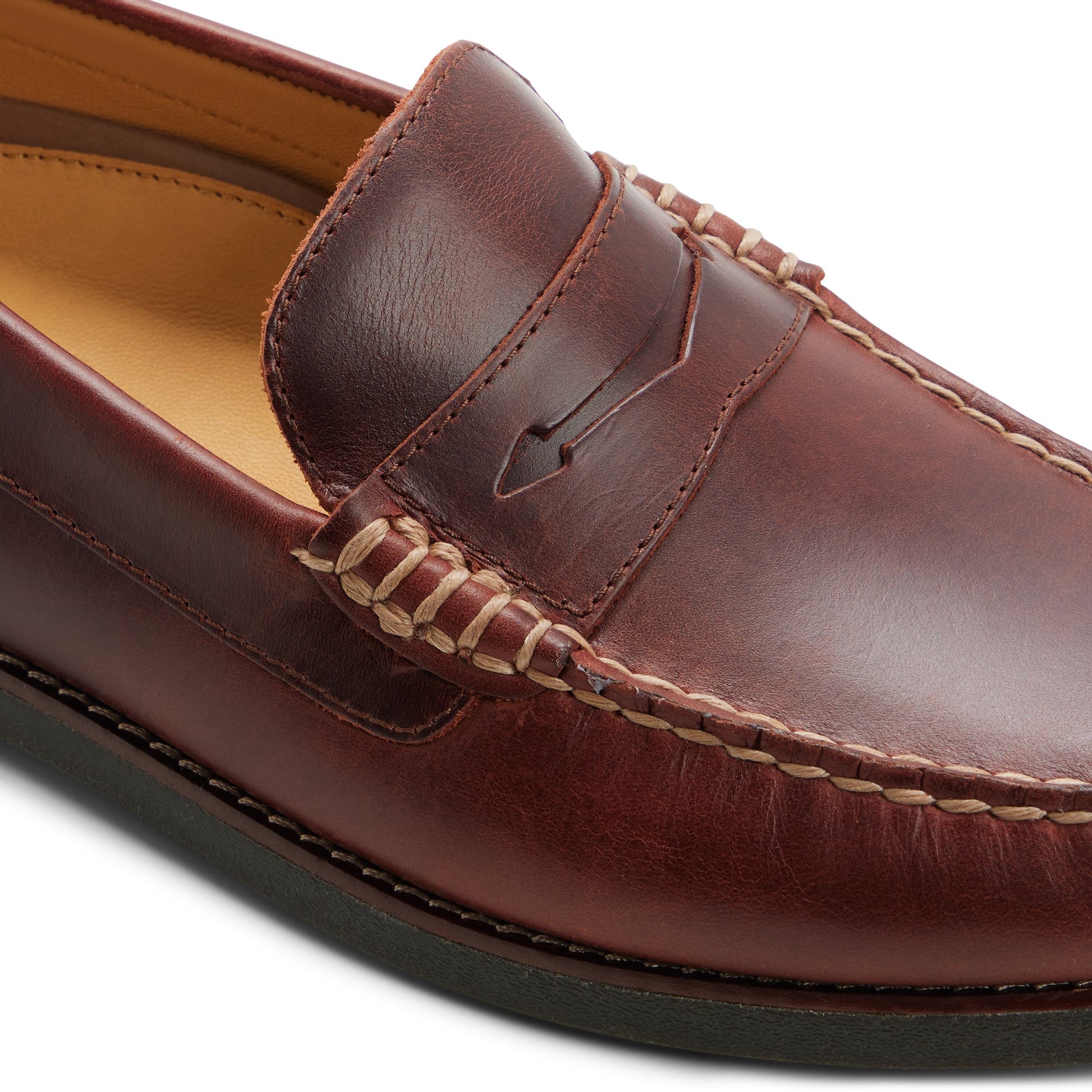 View of Brown Gold Cup™ Cambridge Penny Loafer Loafer Moccasin Casual Shoes's sole