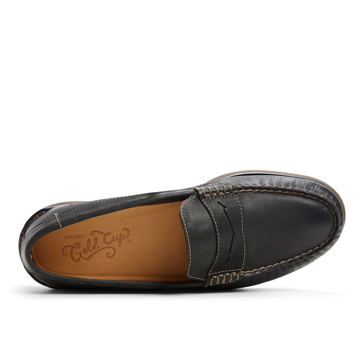 Top-down view of the Other black Gold Cup™ Cambridge Penny Loafer Loafers