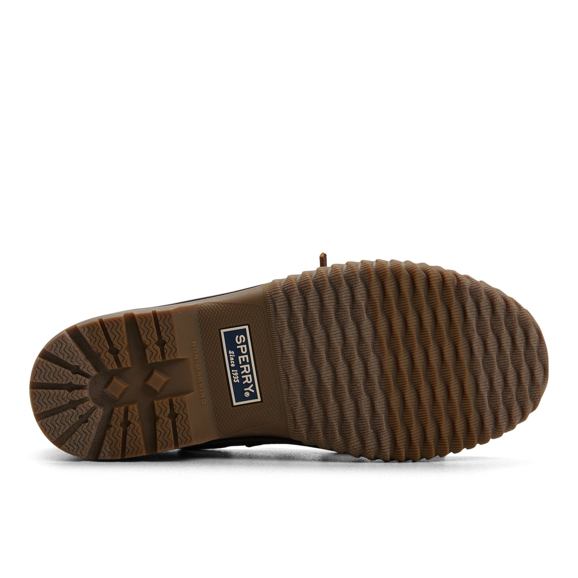 Close-up of the Tan Drake 1-Eye Boat Shoe Duck Boots