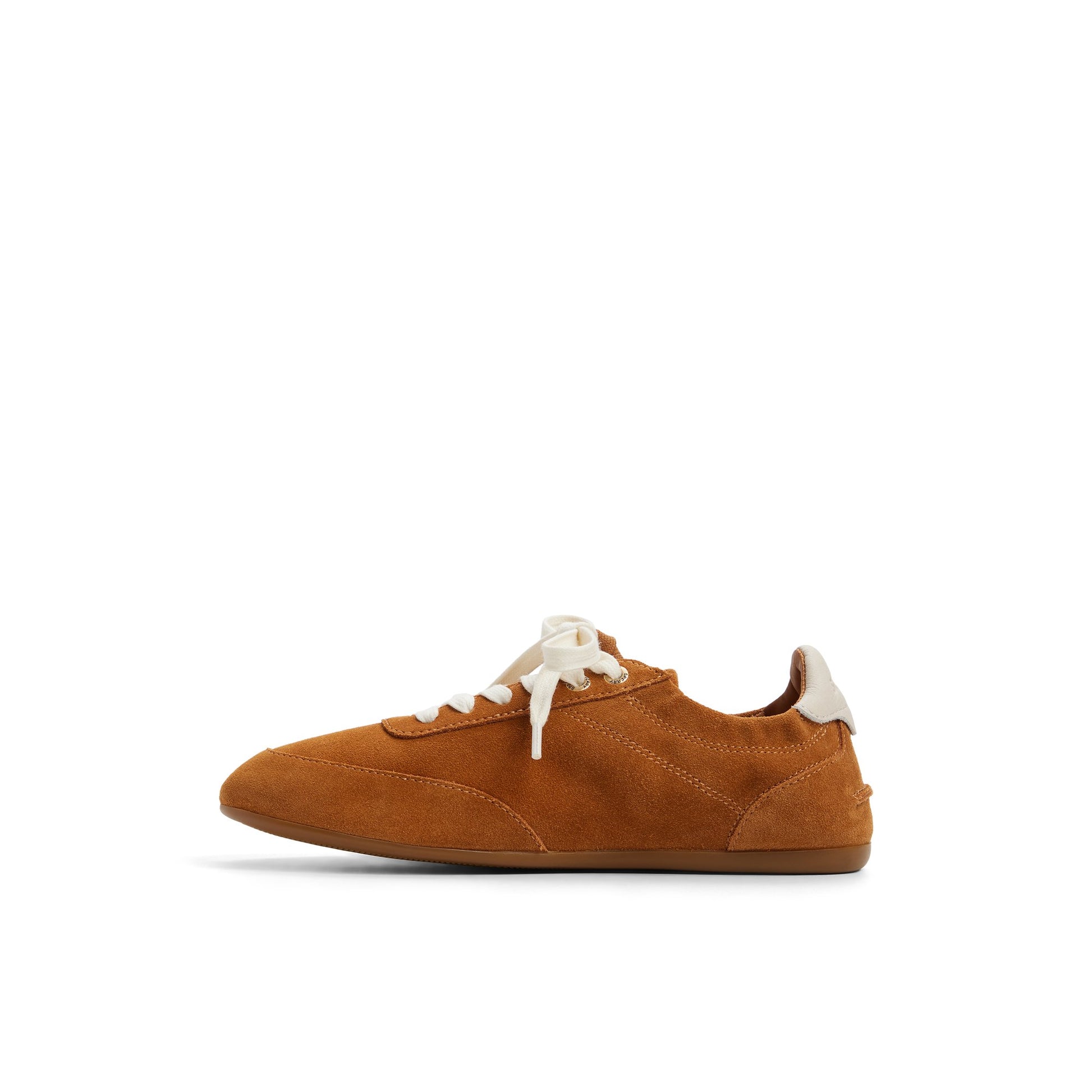 Three-quarter angle of Medium brown Slim Jogger Sneaker Low Top Sneakers's back side