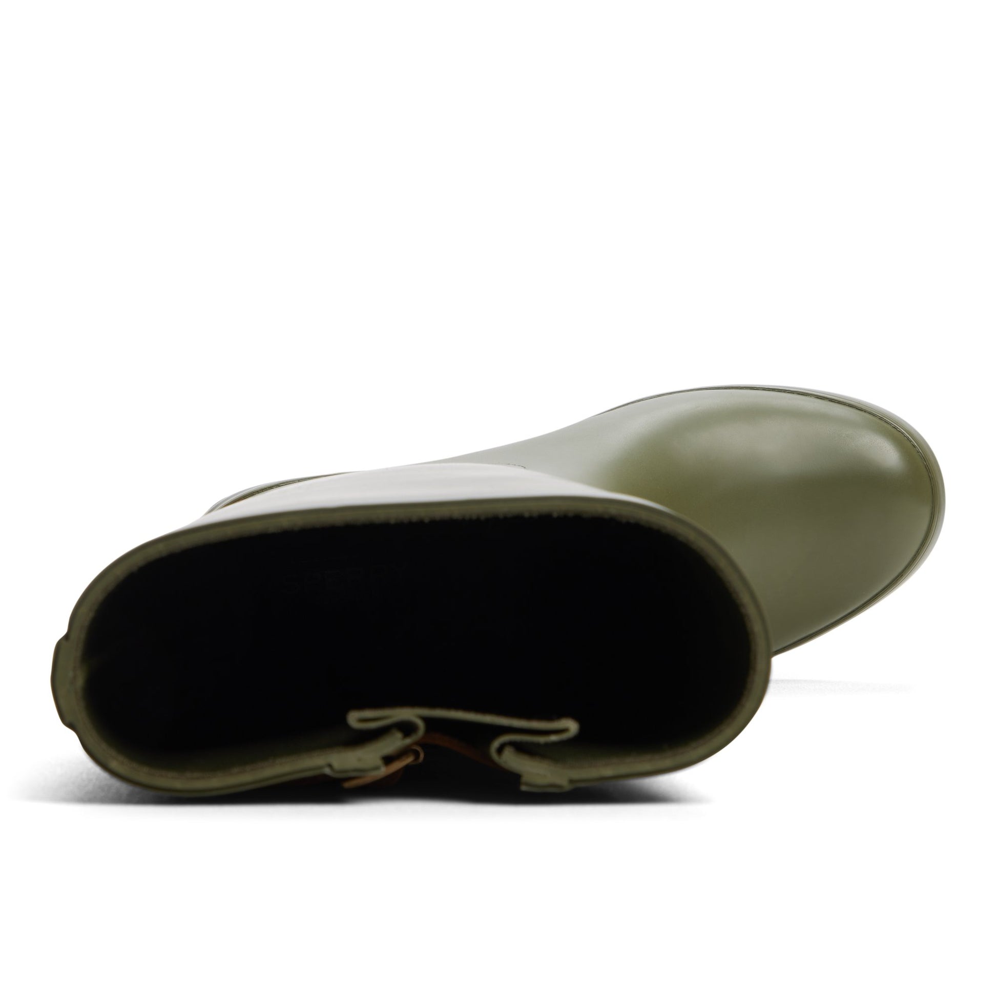 Top-down view of the Khaki Drizzle Knee High Rain Boot Rain Boots