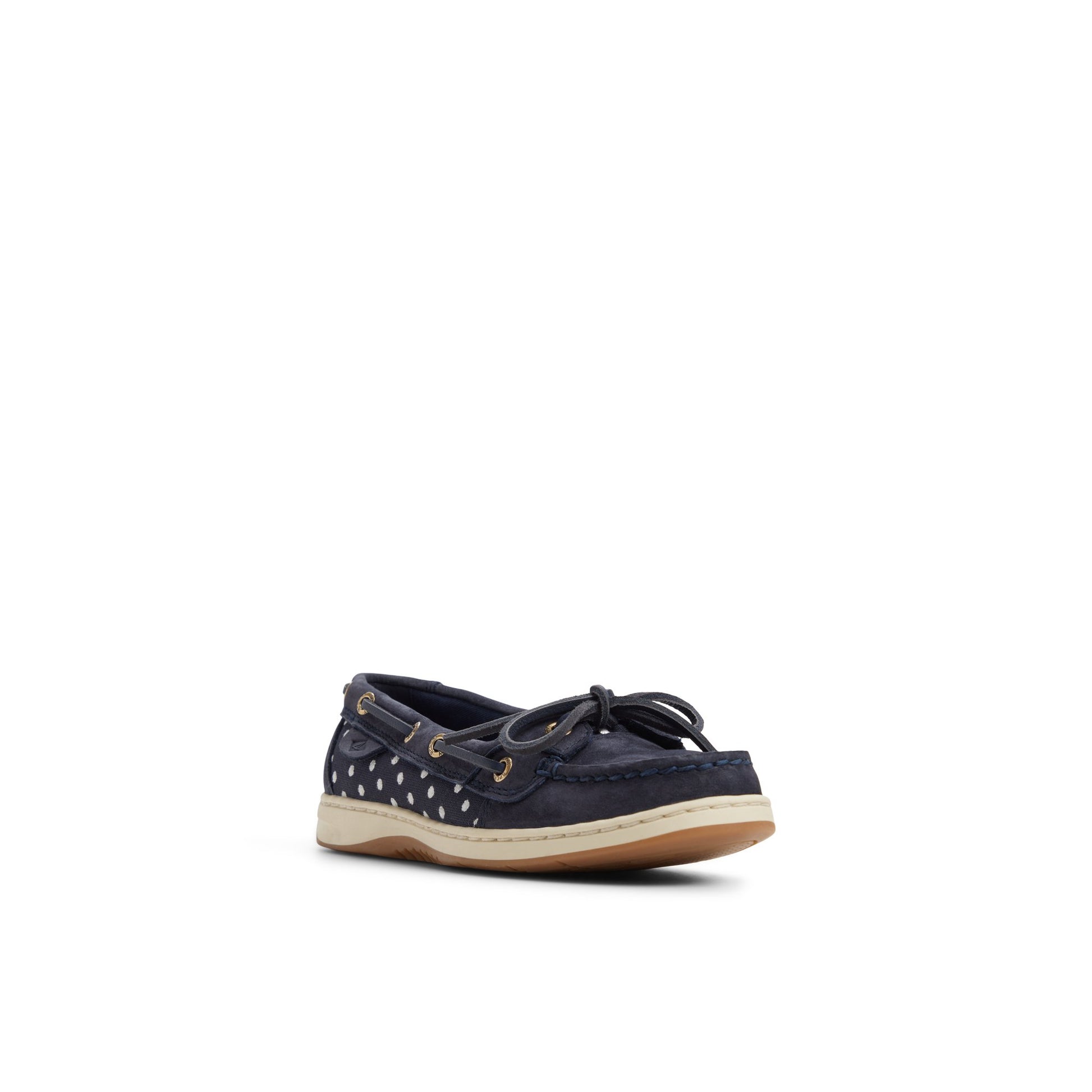 Side view of Blue/white combo Angelfish 1 Eye Boat Shoe Boat Shoe