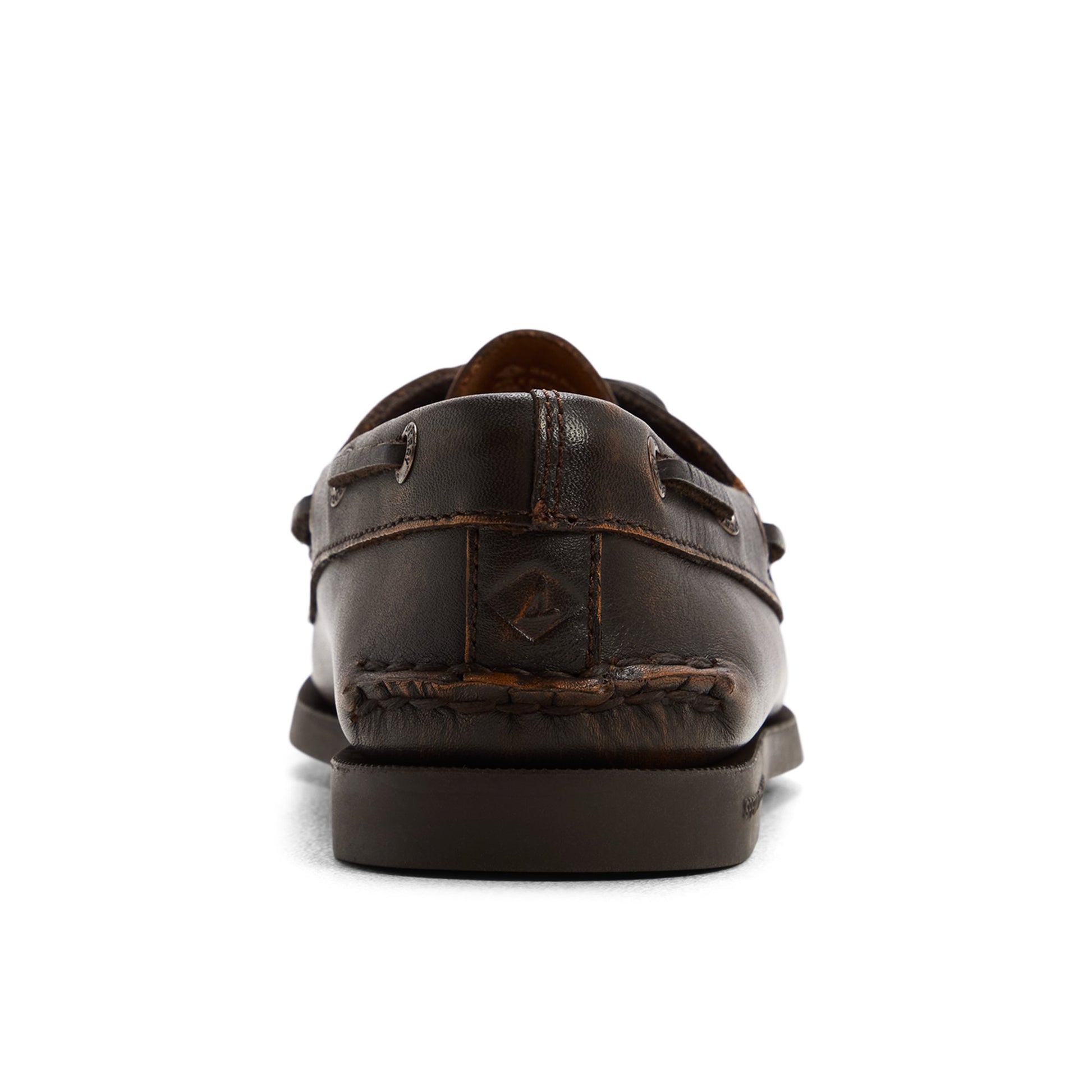 Three-quarter angle of Brown multi Authentic Original™ 2 Eye Boat Shoe Boat Shoes's front side