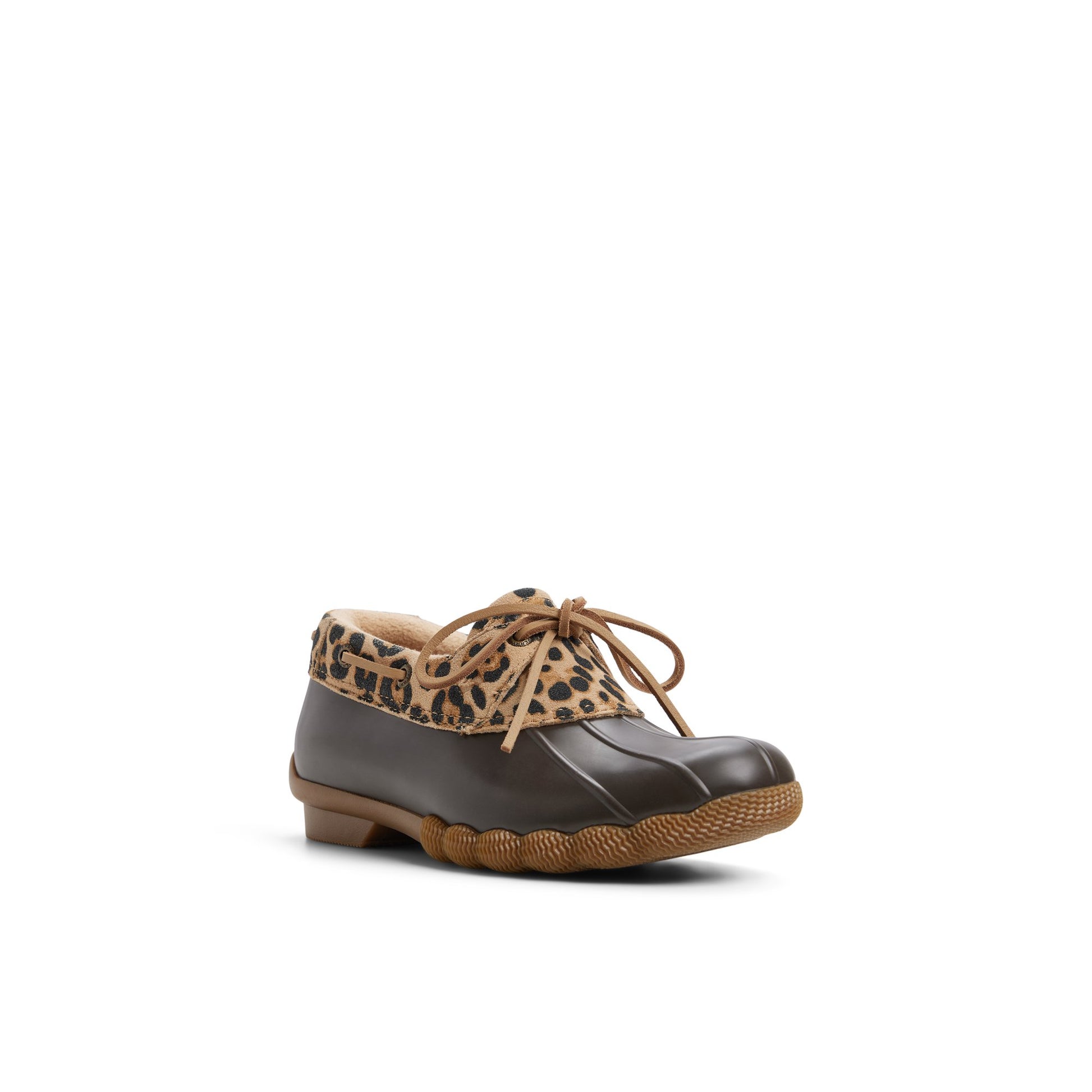 Side view of Brown primary - multi Saltwater™ 1 Eye Duck Shoe Duck Boots