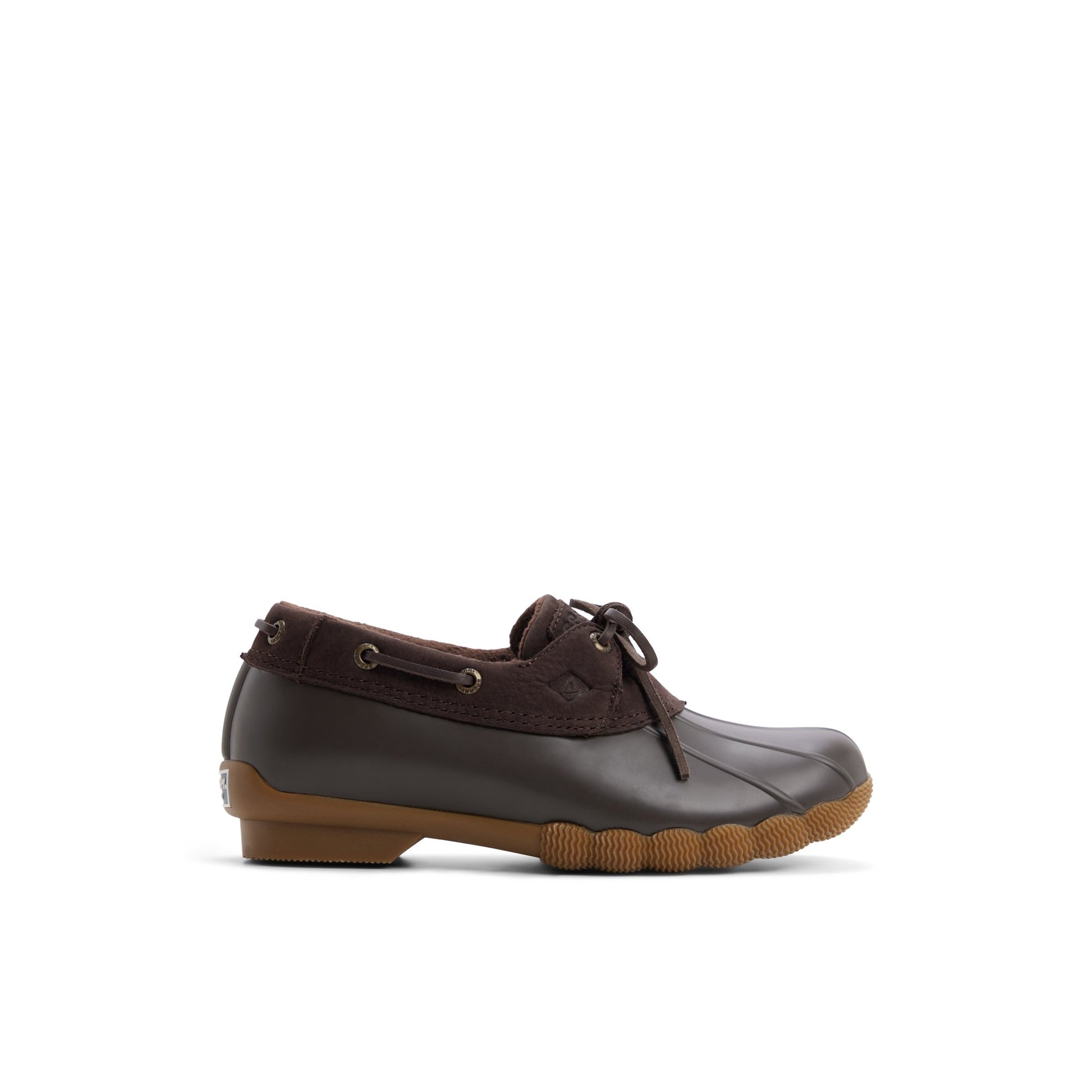 Main View of Dark brown Saltwater™ 1 Eye Duck Shoe Duck Boots for Womens