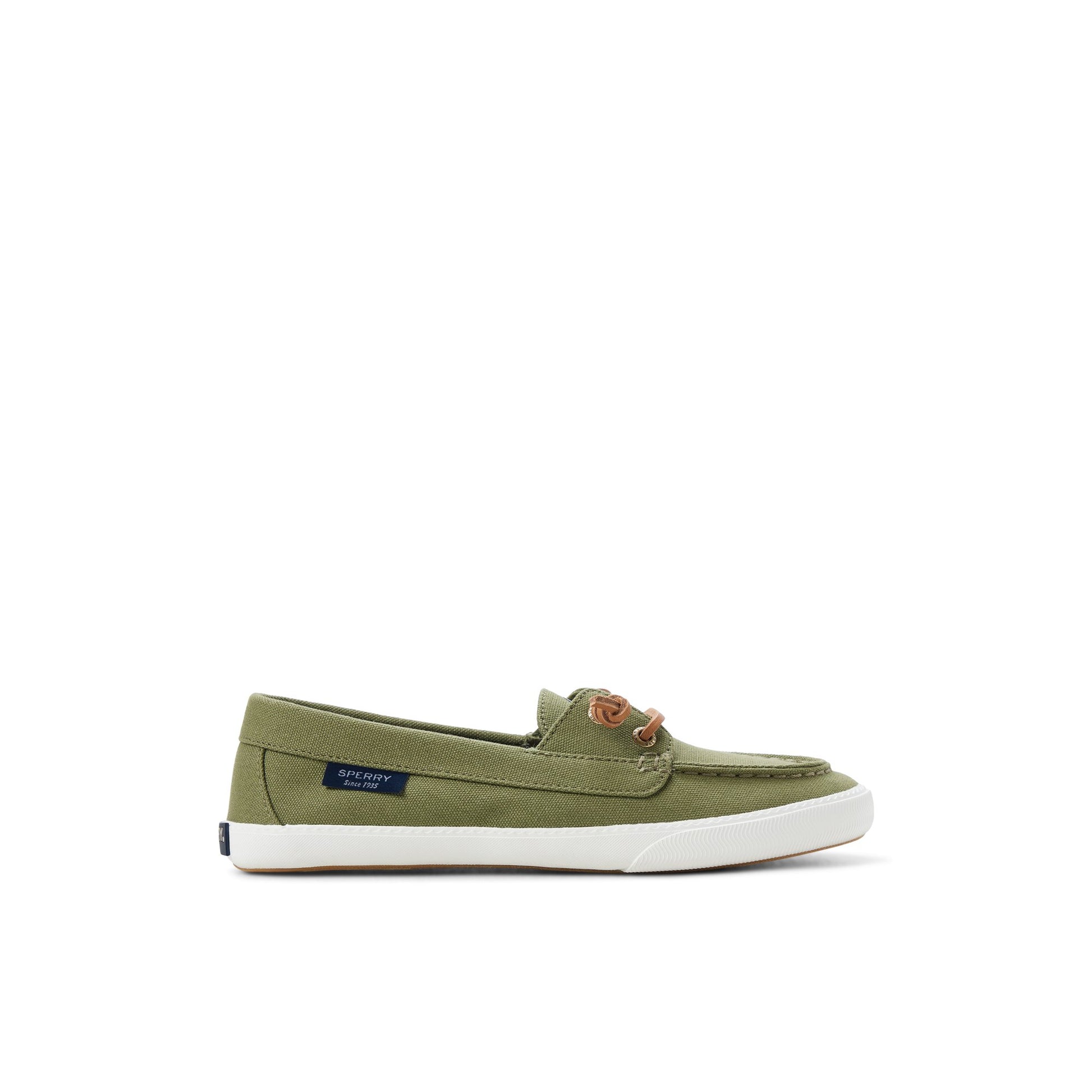 Main View of Khaki Lounge Away Sneaker Slip Ons for Womens