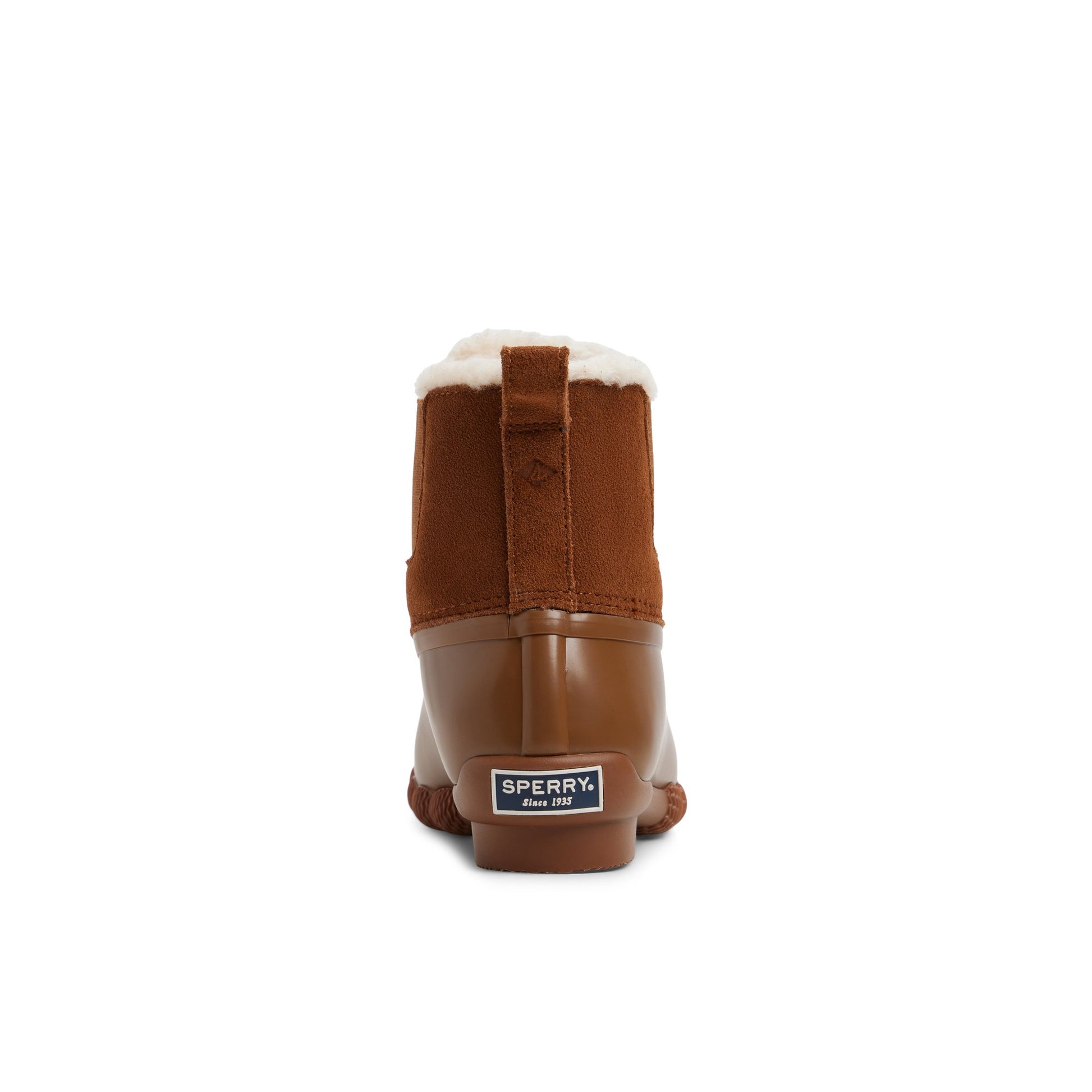 Three-quarter angle of Tan Saltwater™ Duck Chelsea Boot Duck Boots's front side