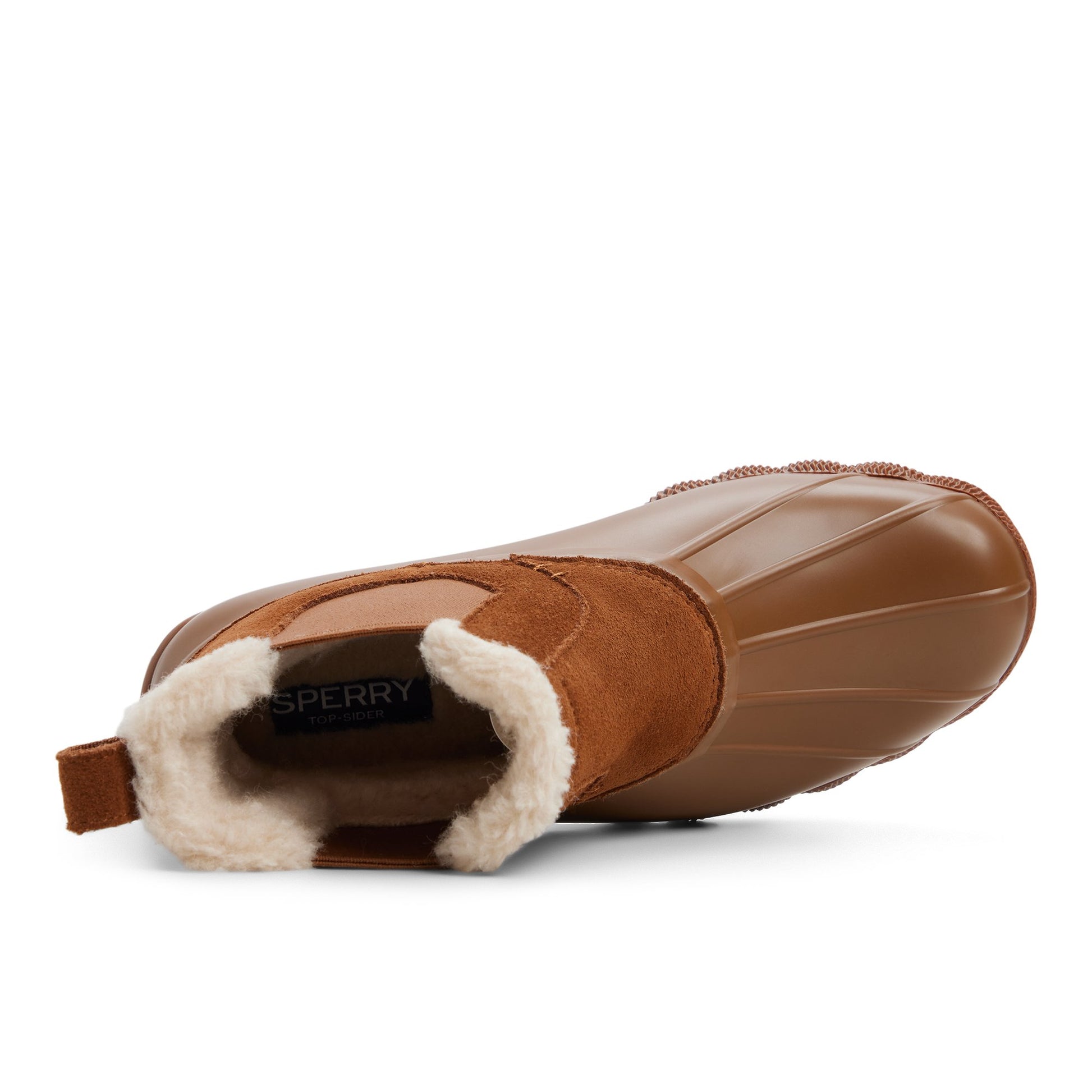 Top-down view of the Tan Saltwater™ Duck Chelsea Boot Duck Boots