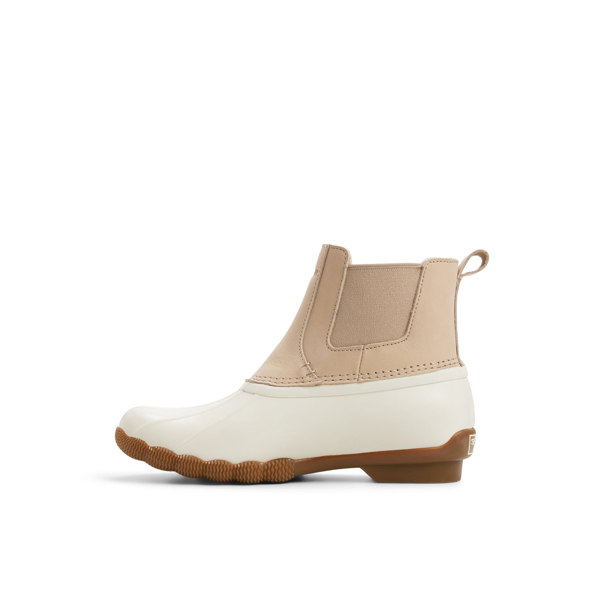 Three-quarter angle of Ivory Saltwater™ Duck Chelsea Boot Duck Boots's back side