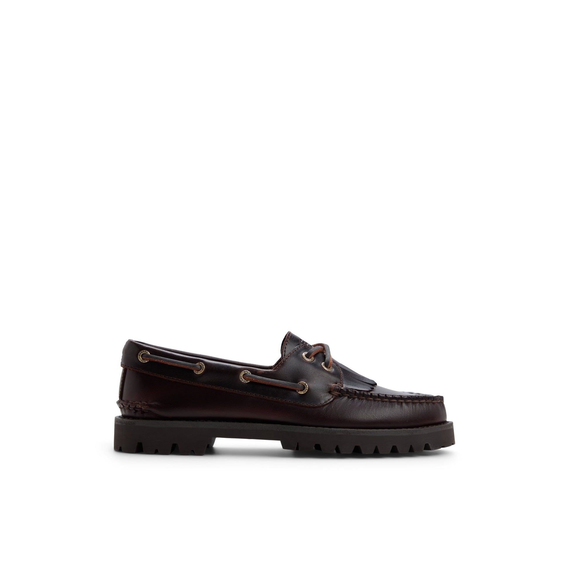 Main View of Amaretto Authentic Original™ Kiltie Lug Loafer  for Womens