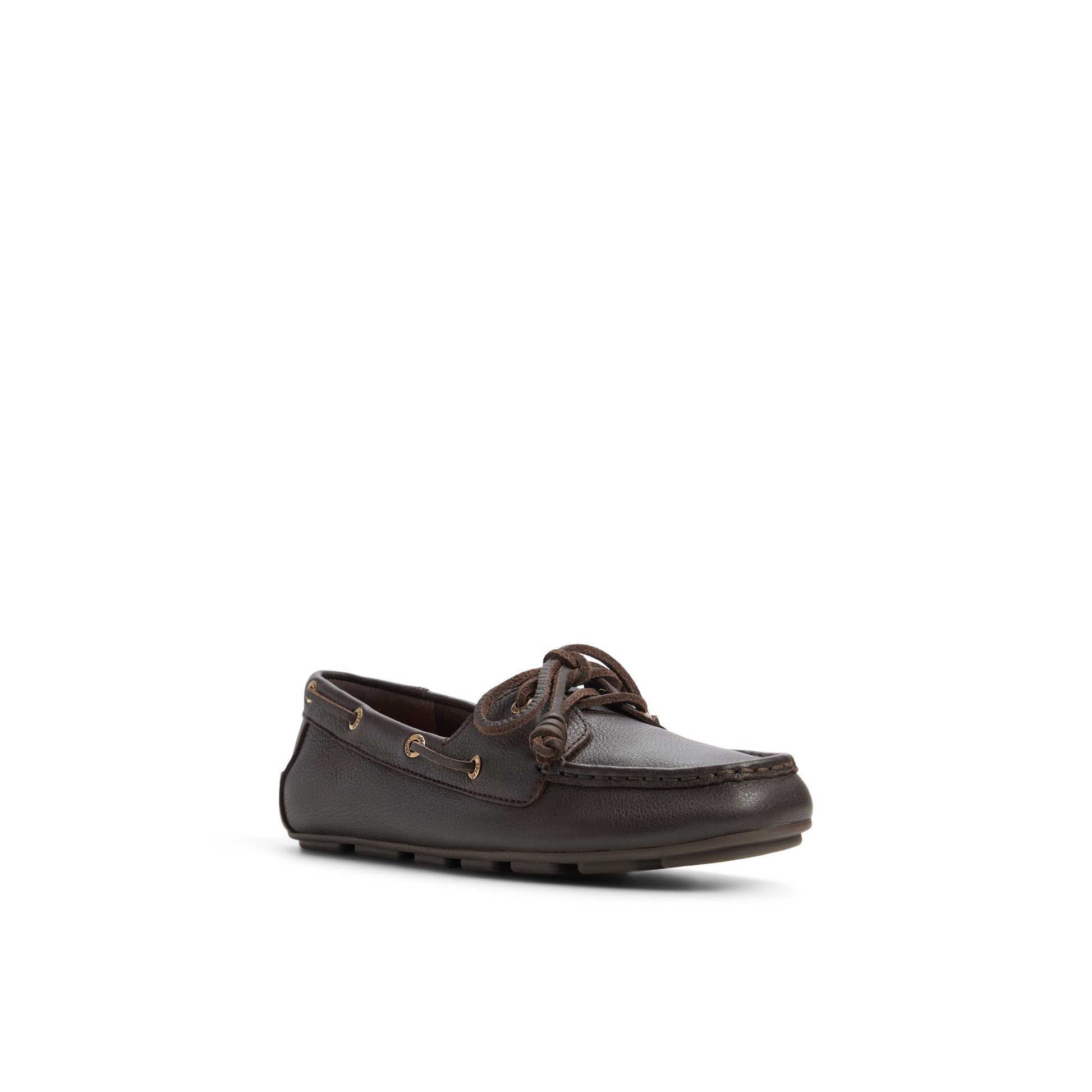 Side view of Dark brown Boat Shoe Driver Loafer Driver Shoes