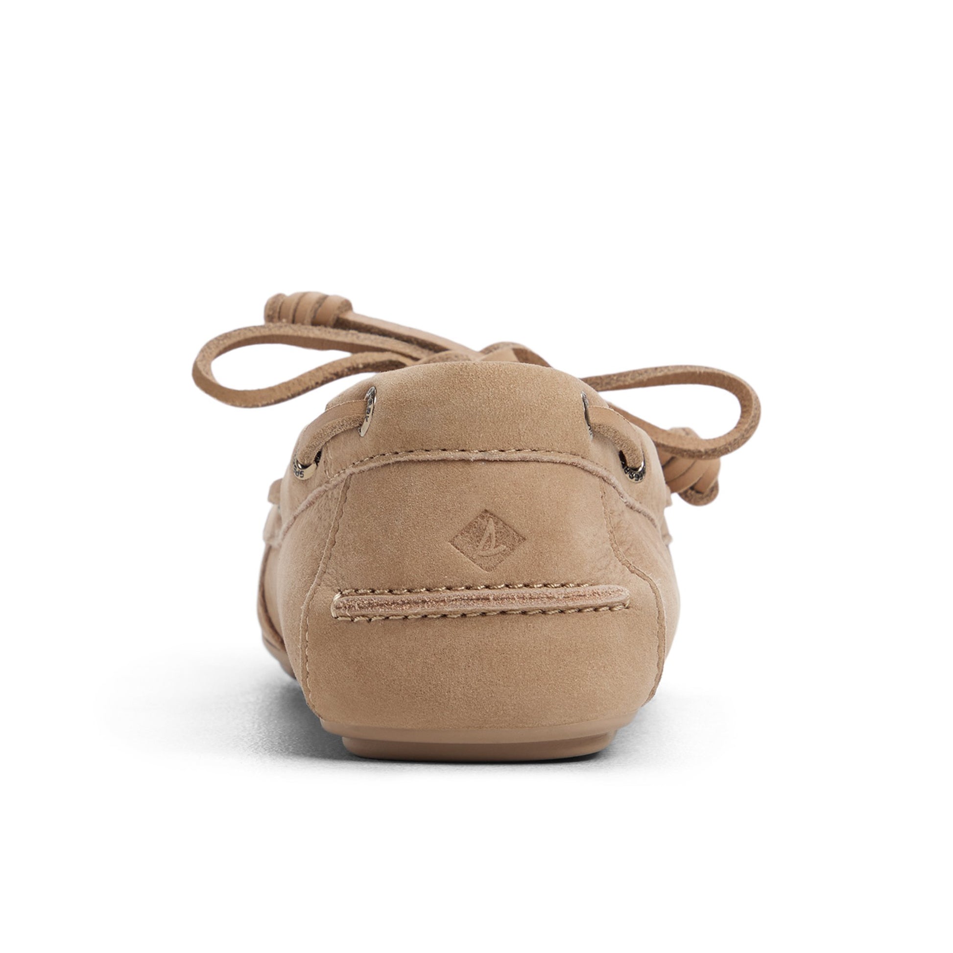 Three-quarter angle of Taupe Boat Shoe Driver Loafer Driver Shoes's front side