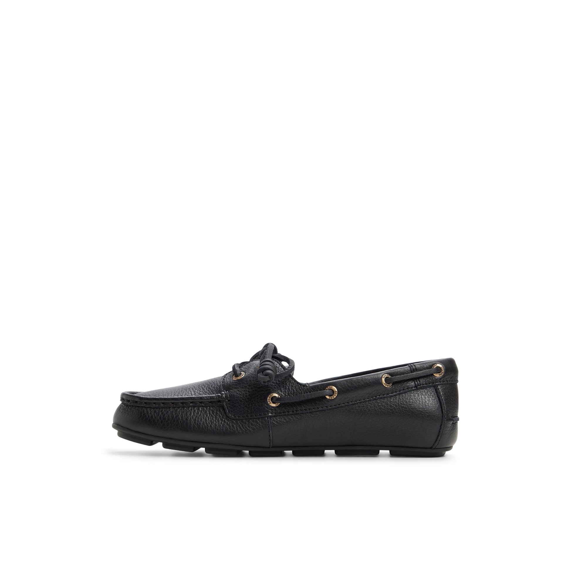 Three-quarter angle of Black Boat Shoe Driver Loafer Driver Shoes's back side