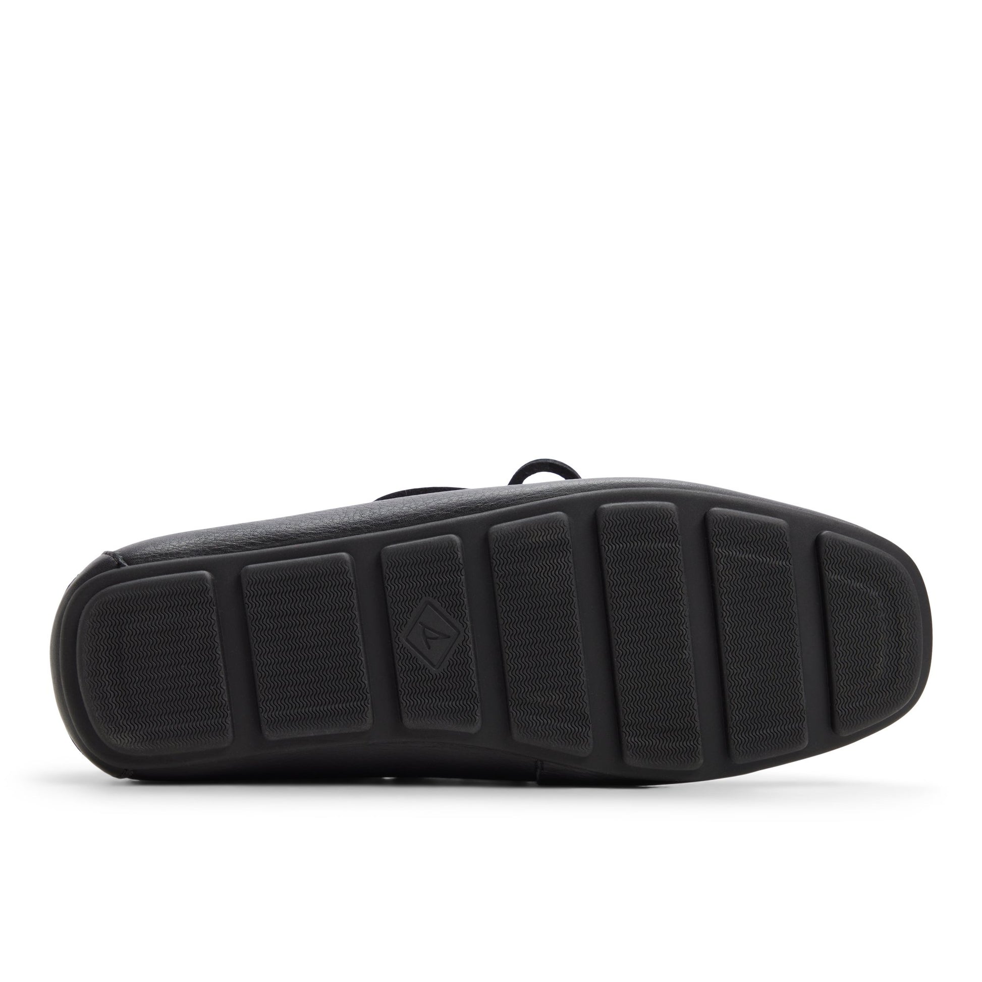 Close-up of the Black Boat Shoe Driver Loafer Driver Shoes
