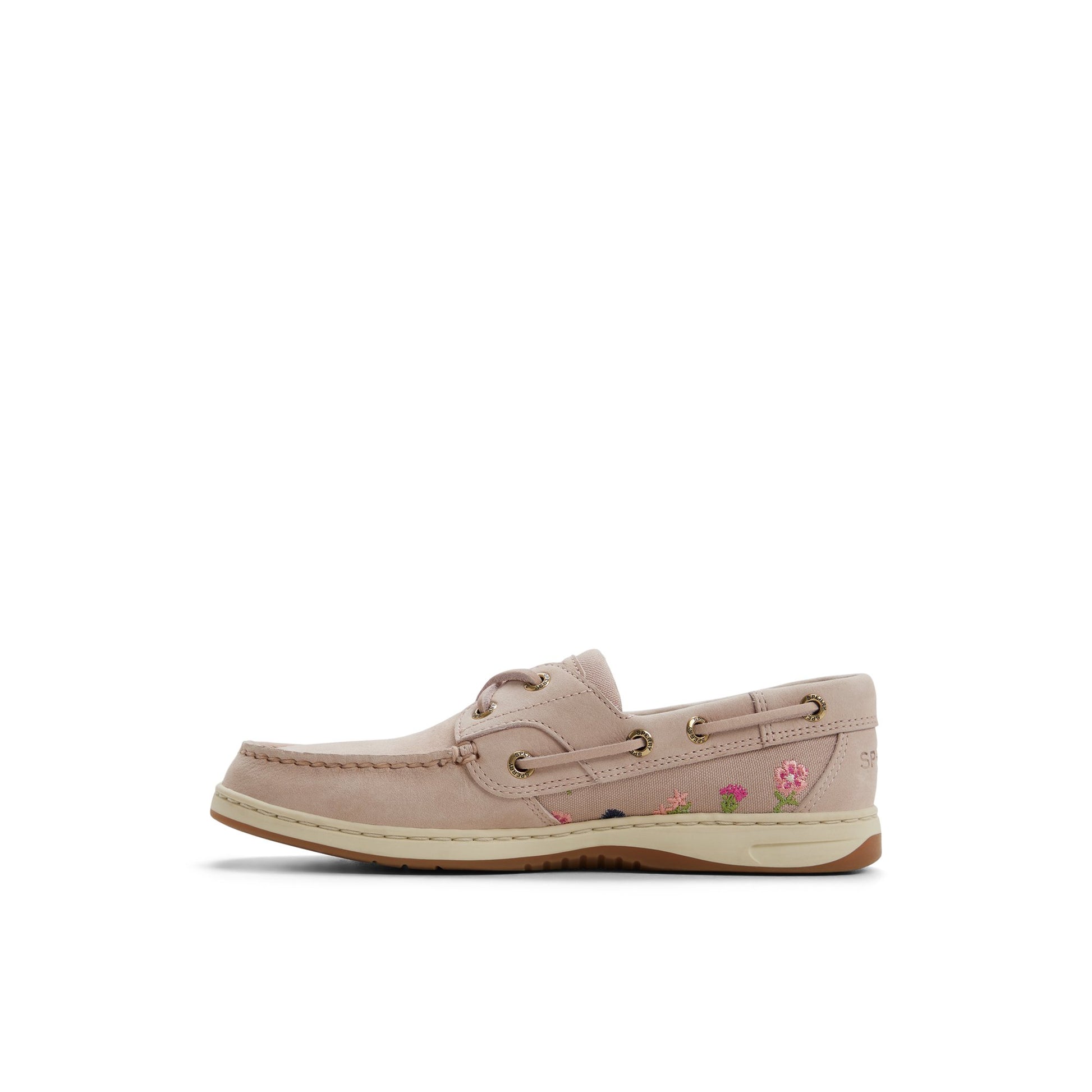 Angle de trois quarts de l'arrière de Rose clair Bluefish 2 Eye Boat Shoe Boat Shoe
