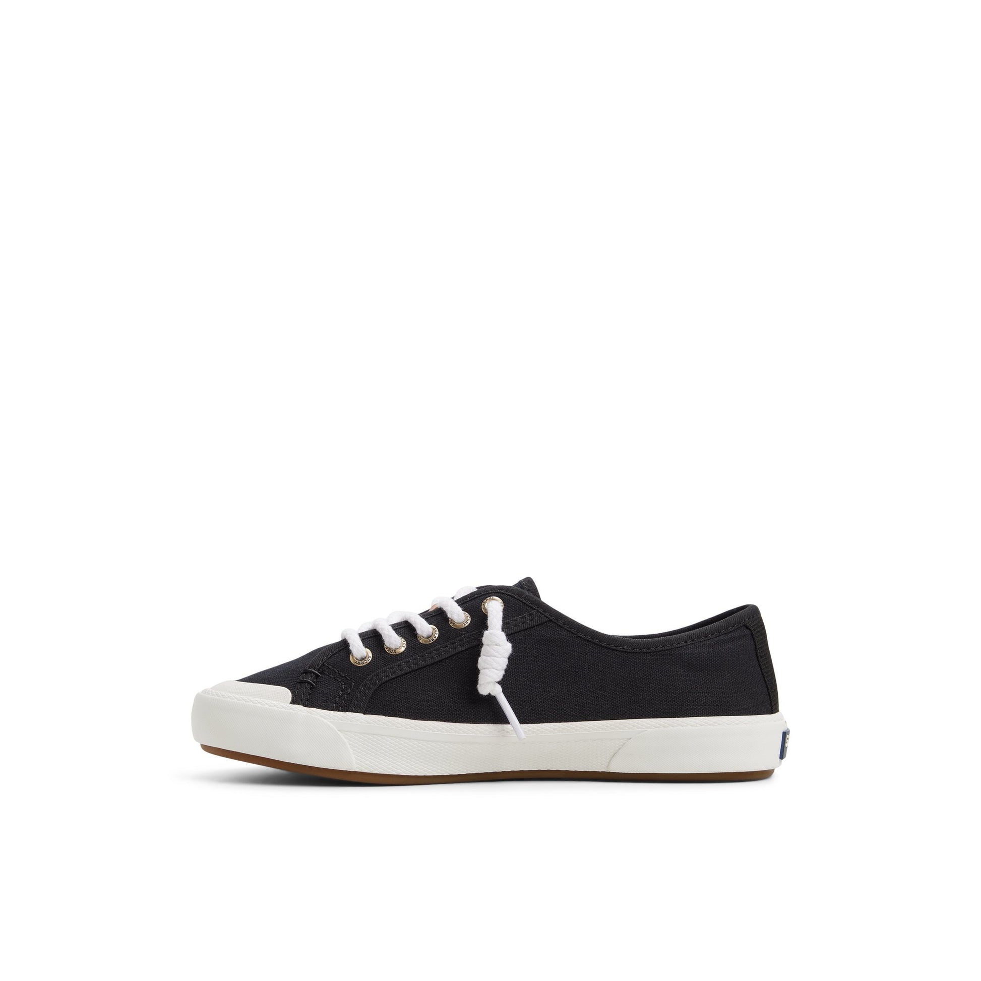Three-quarter angle of Black Pierwave 2 Lace to Toe Sneaker Low Top Sneakers's back side