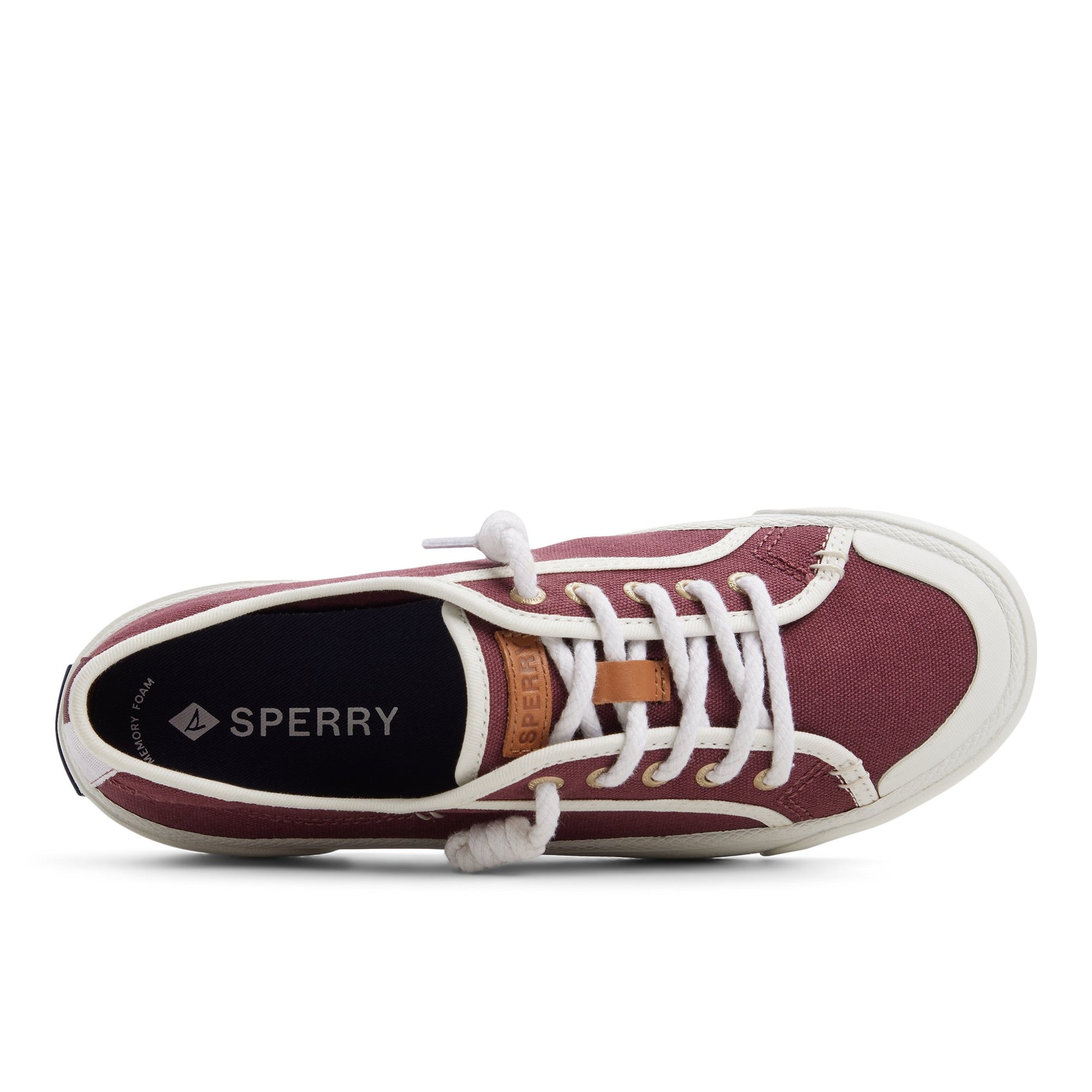 Top-down view of the Bordo Pierwave 2 Lace to Toe Sneaker Low Top Sneakers