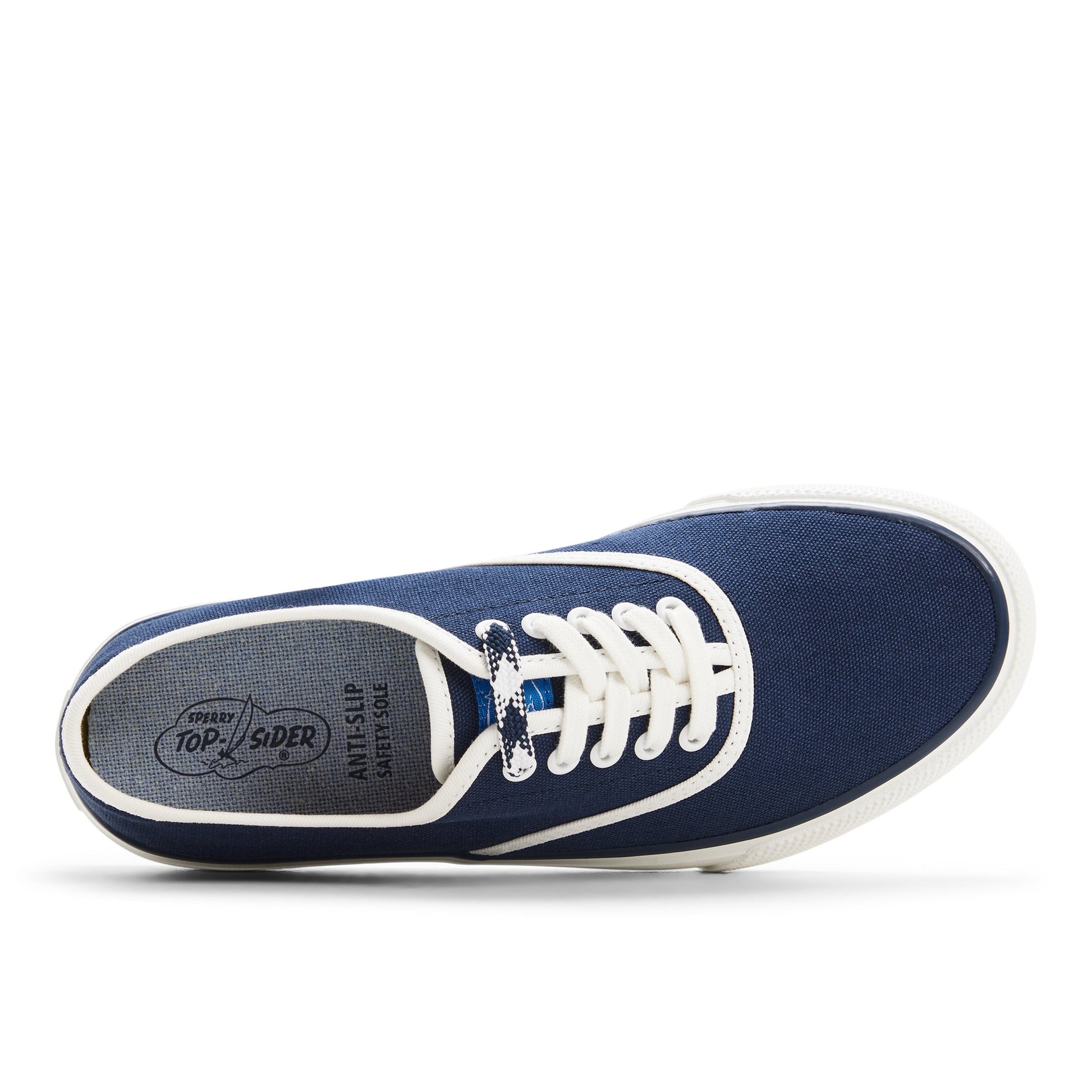 Top-down view of the Navy CVO Sneaker 2.0