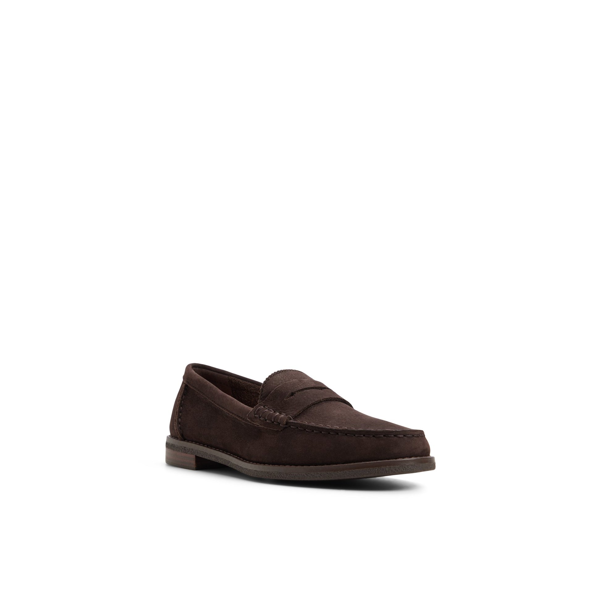 Side view of Dark brown Seaport Penny Loafer Penny Loafer