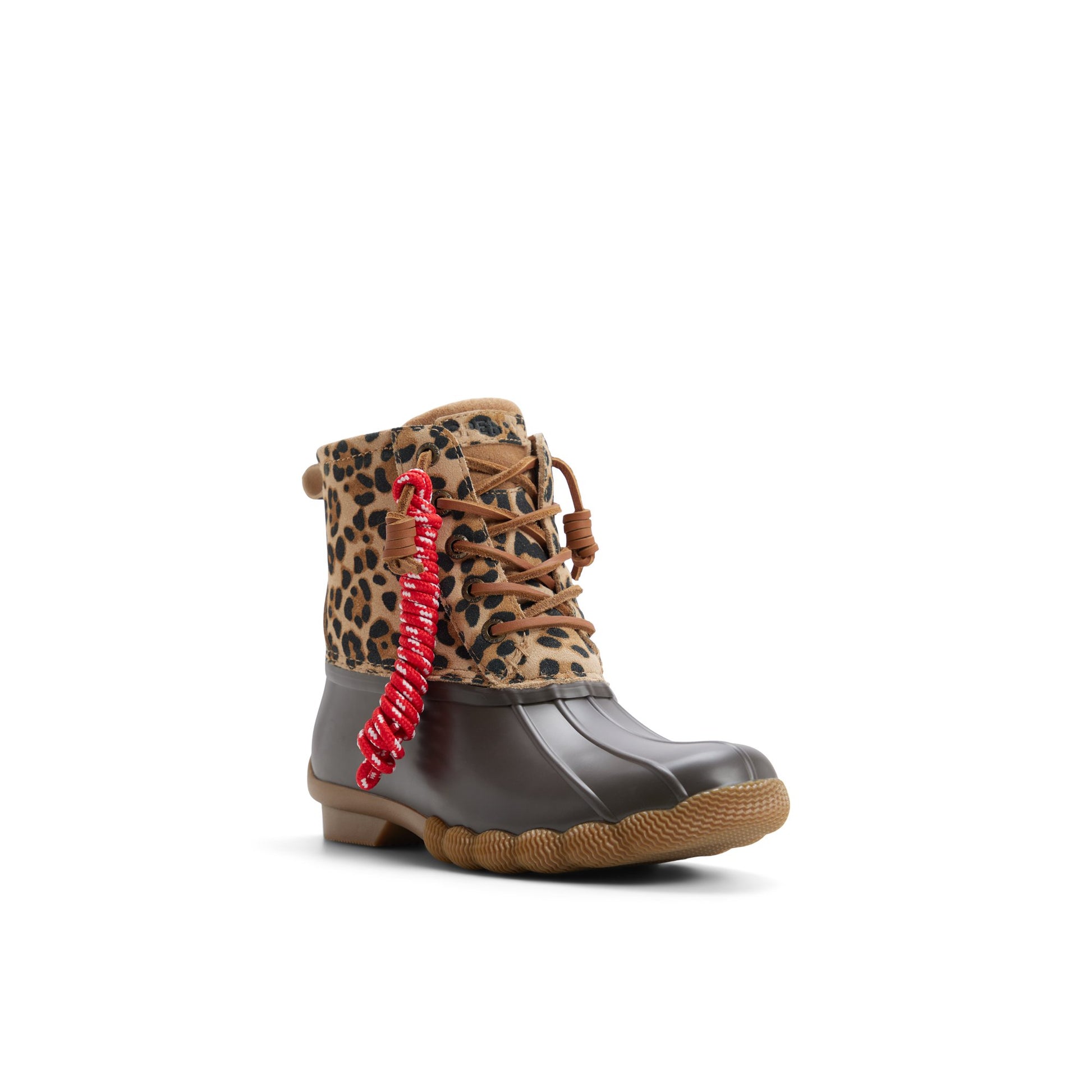 Side view of Brown primary - multi Saltwater™ Duck Lug Boot Duck Boots