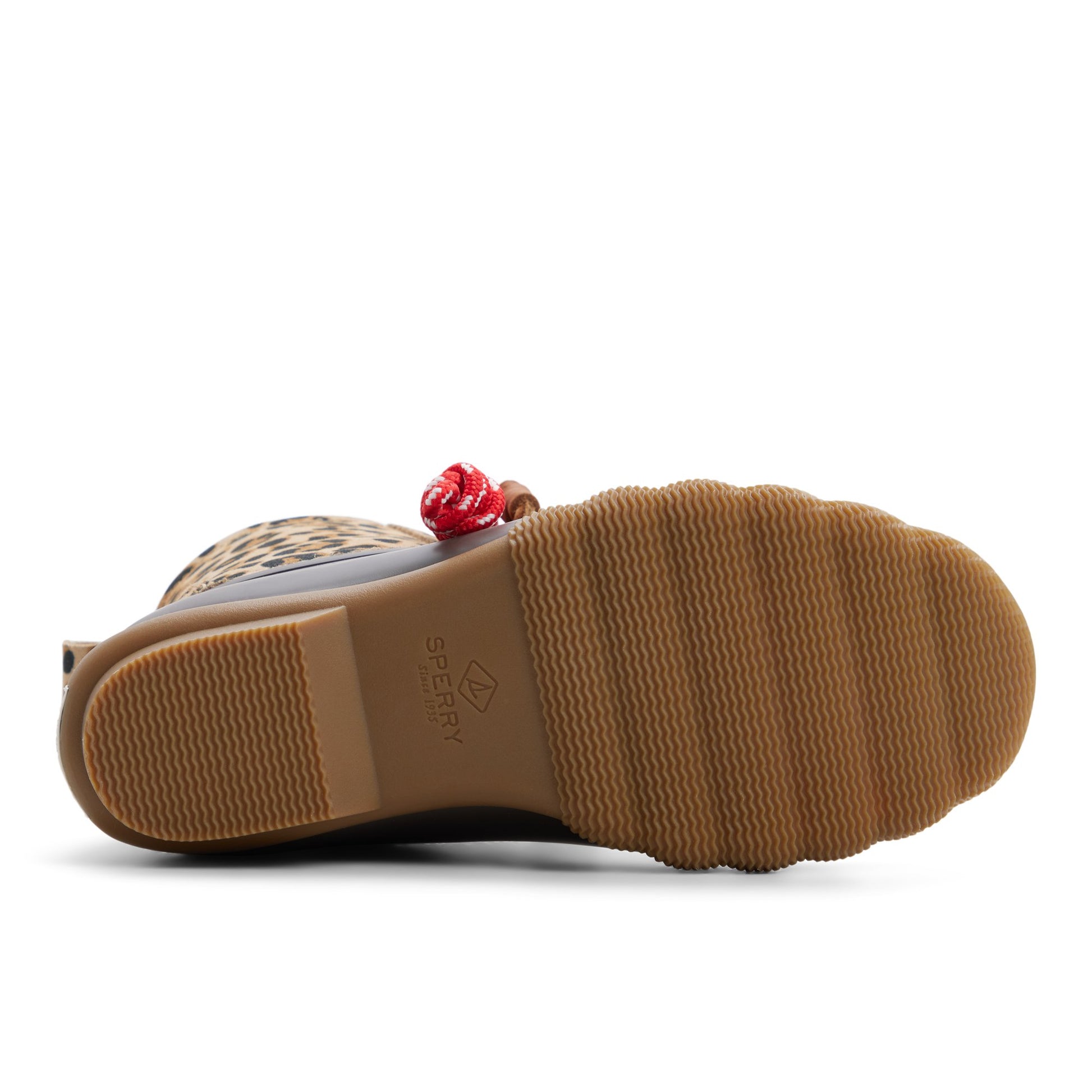 Close-up of the Brown primary - multi Saltwater™ Duck Lug Boot Duck Boots