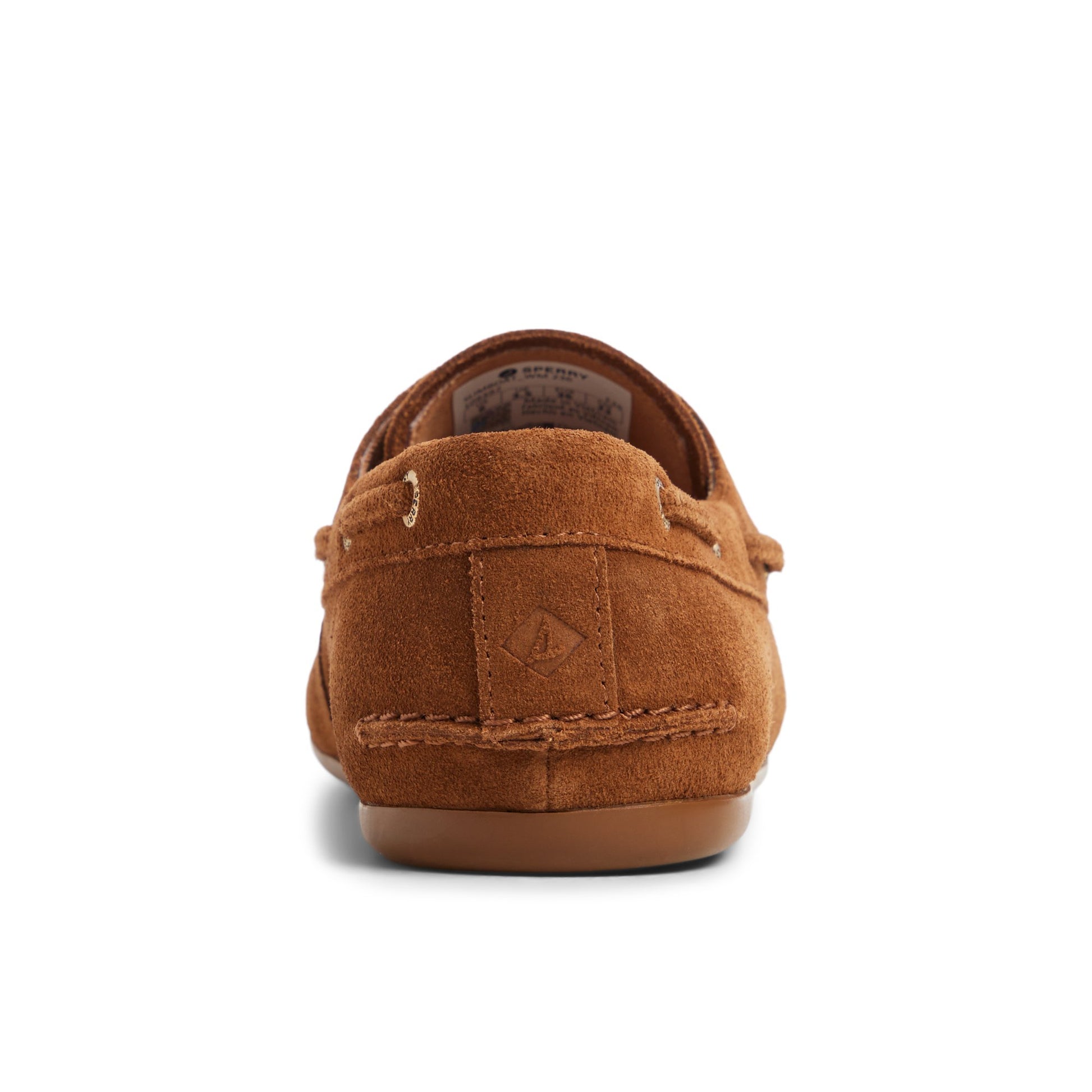 Three-quarter angle of Tan Slim Boat Shoe Boat Shoe's front side