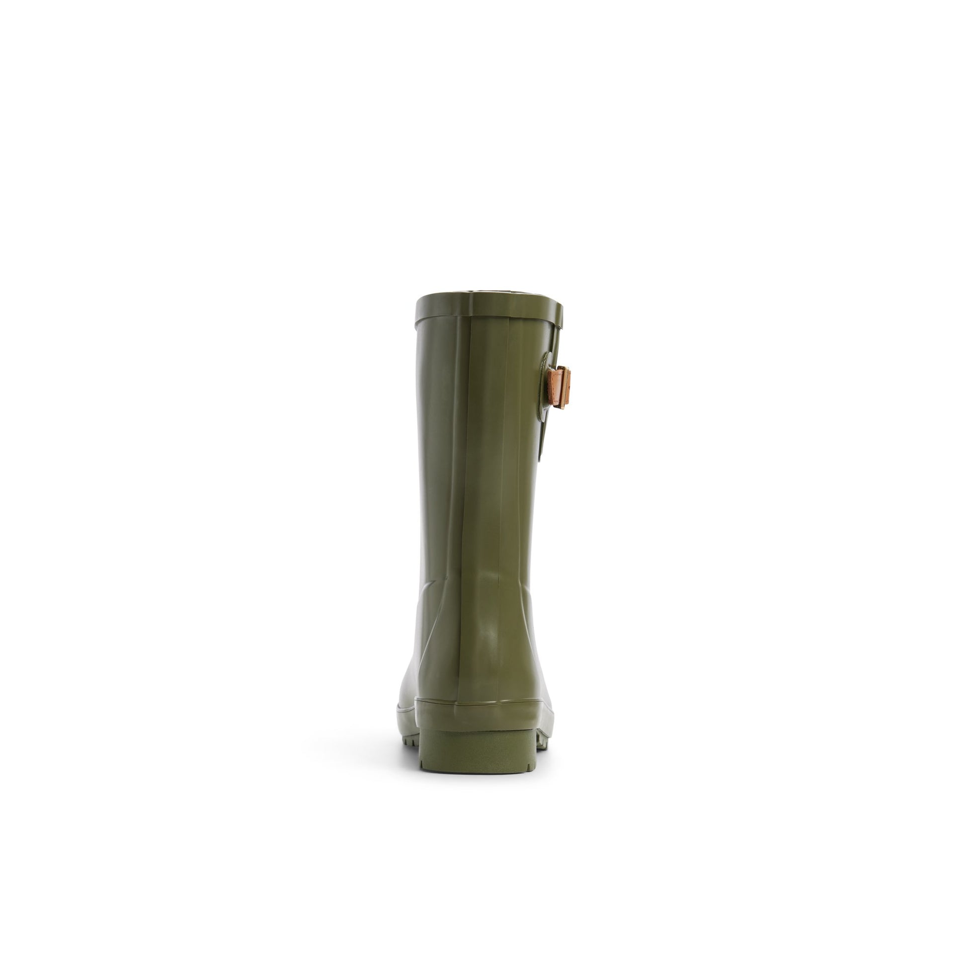 Three-quarter angle of Khaki Drizzle Mid Calf Rain Boot Rain Boots's front side