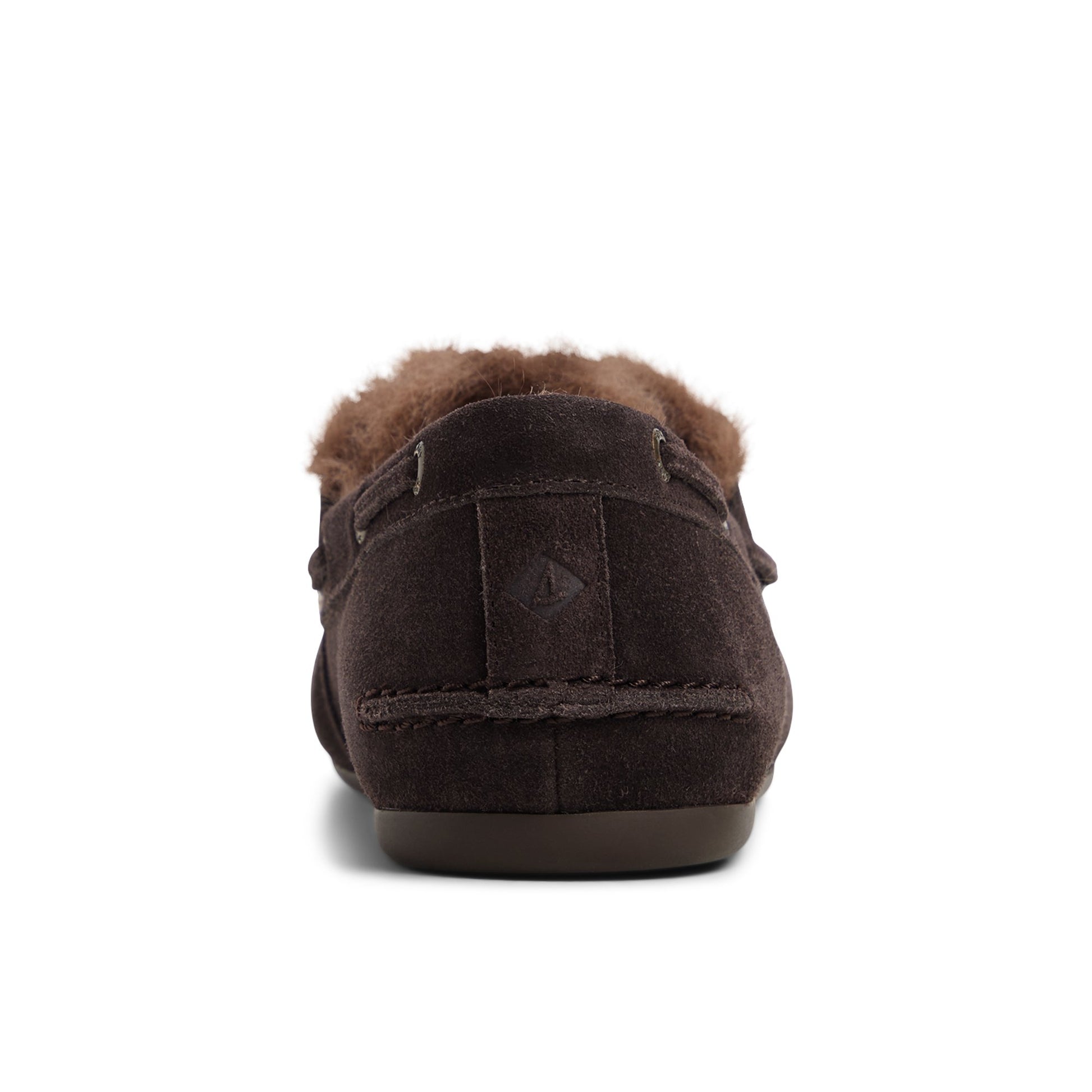 Three-quarter angle of Dark brown Slim Boat Shoe Boat Shoe's front side