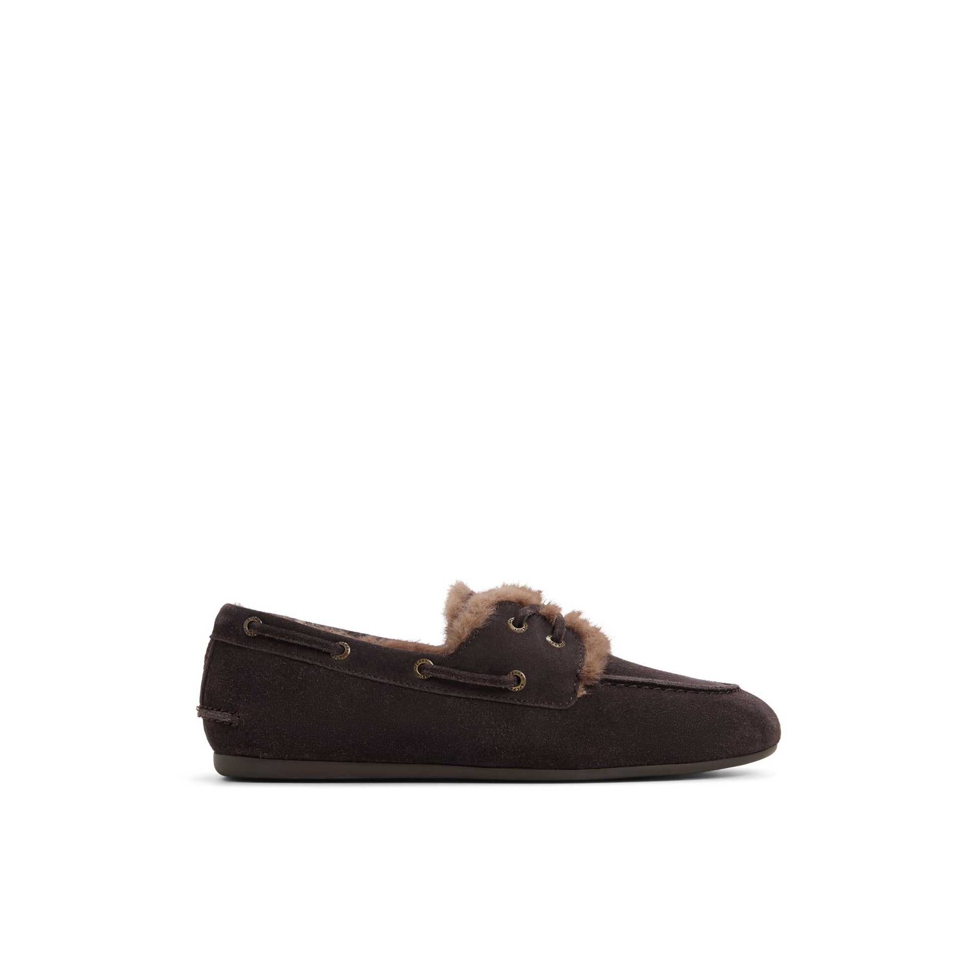 Main View of Dark brown Slim Boat Shoe Boat Shoe for Womens