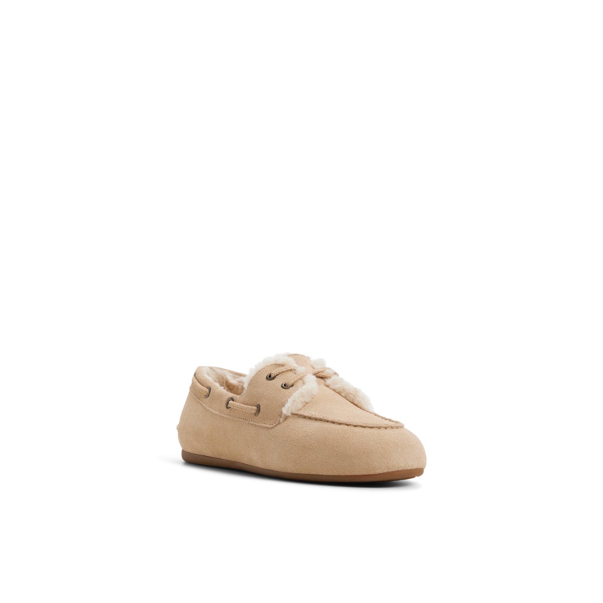 Side view of Linen multi Slim Boat Shoe Boat Shoe