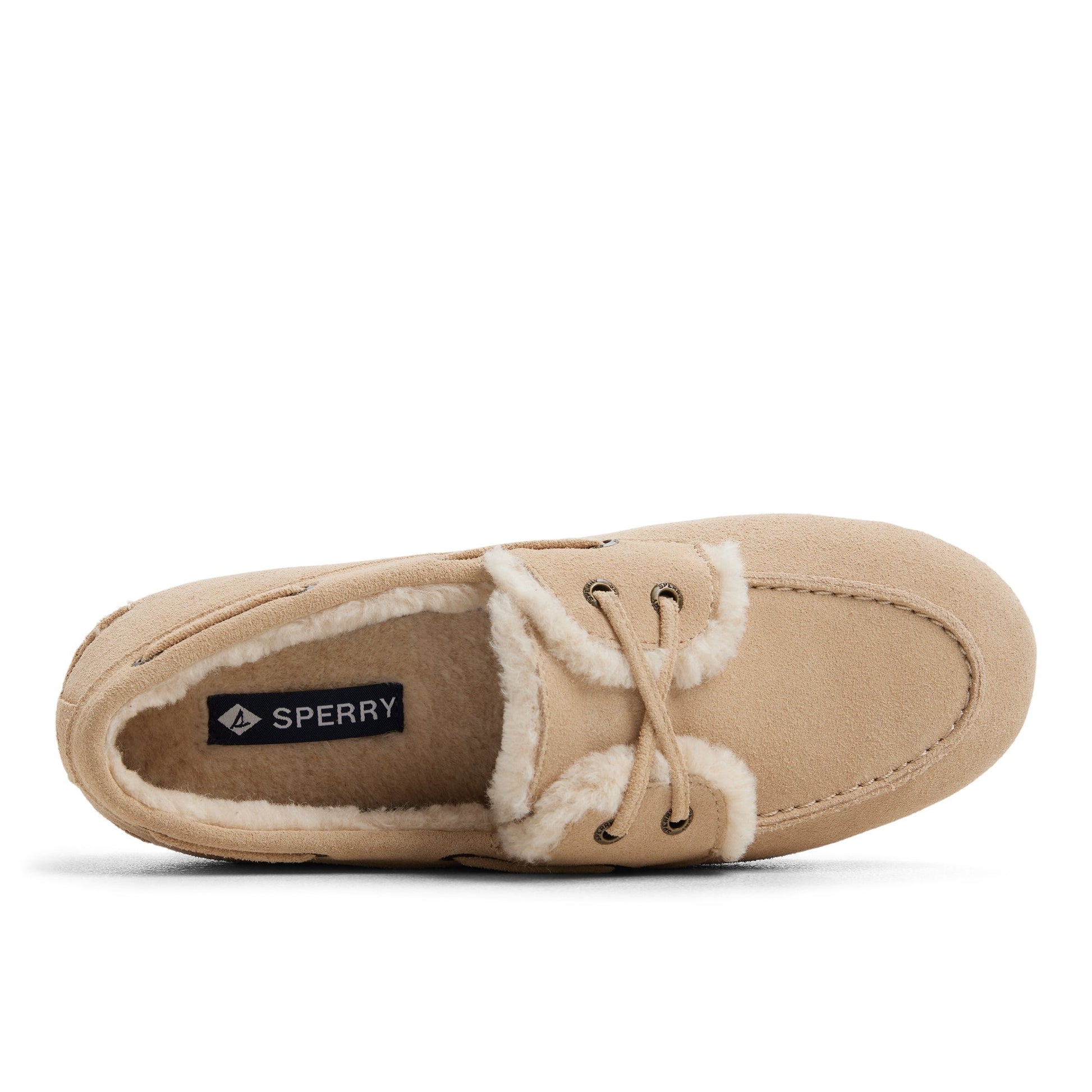 Top-down view of the Linen multi Slim Boat Shoe Boat Shoe