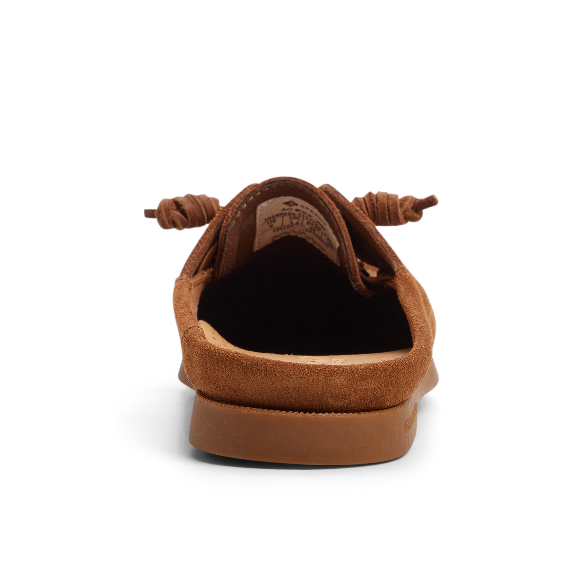Three-quarter angle of Tan Authentic Original™ Mule Boat Shoe Mule's front side