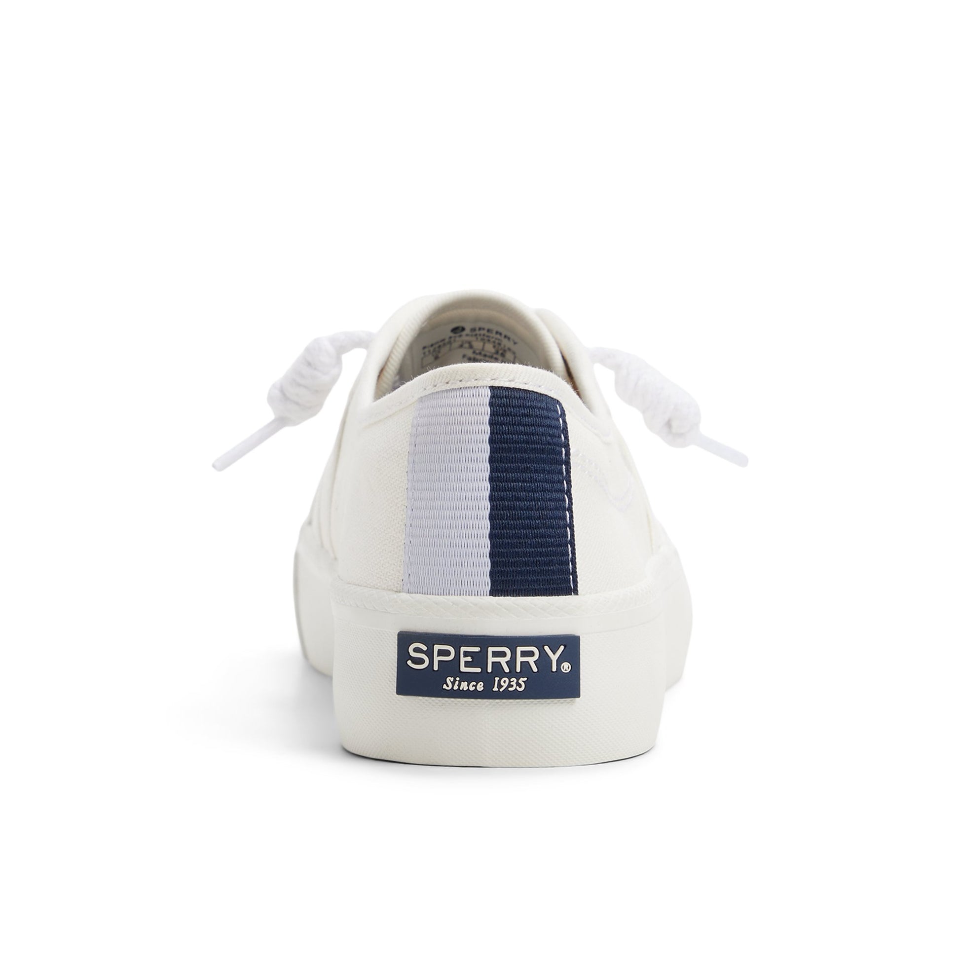 Three-quarter angle of White Pierwave 2 Platform Sneaker Low Top Sneakers's front side